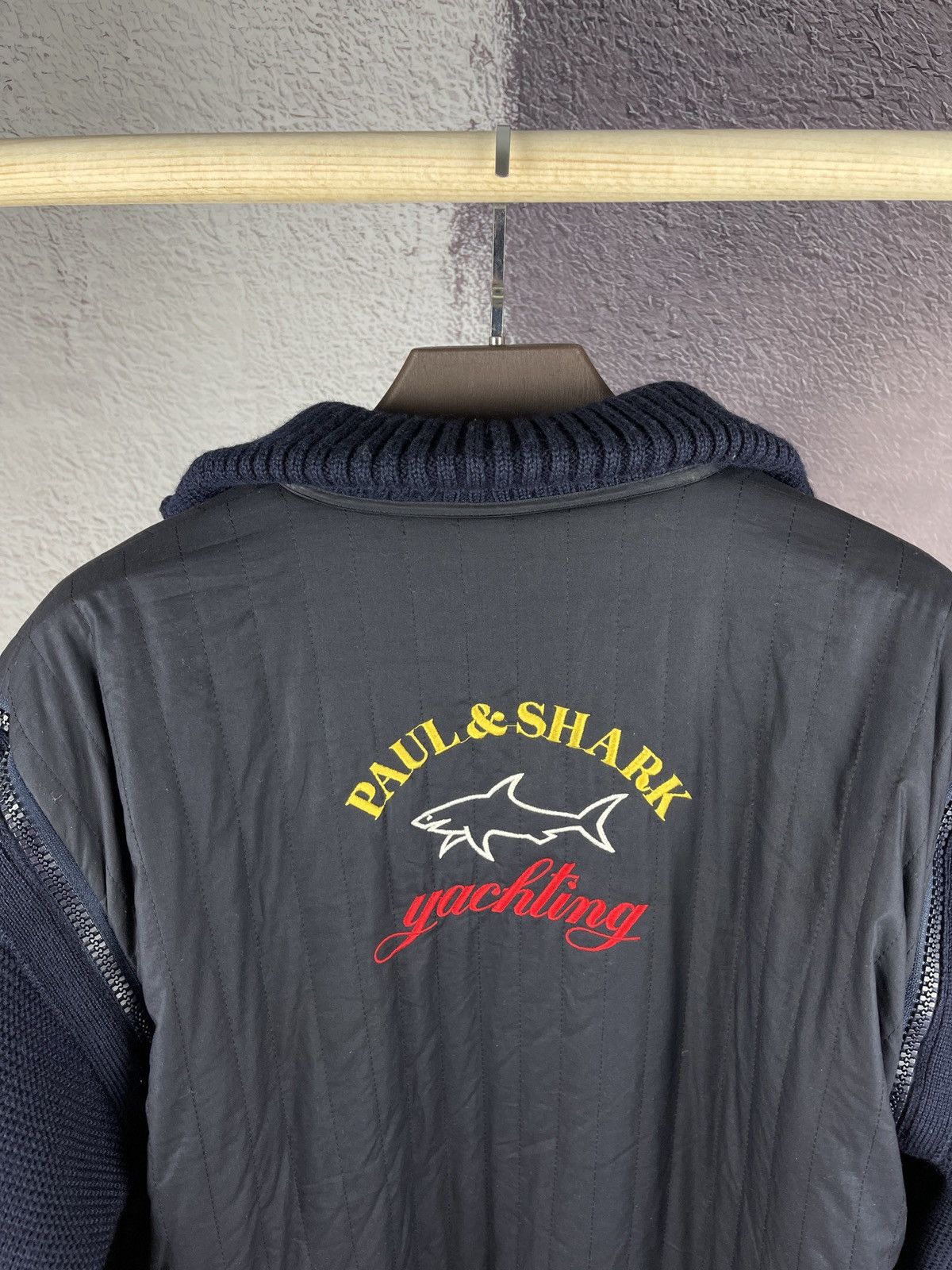 Paul & Shark Paul & Shark reversible 3 in 1 wool cotton jacket vest logo Size US XL / EU 56 / 4 - 22 Thumbnail