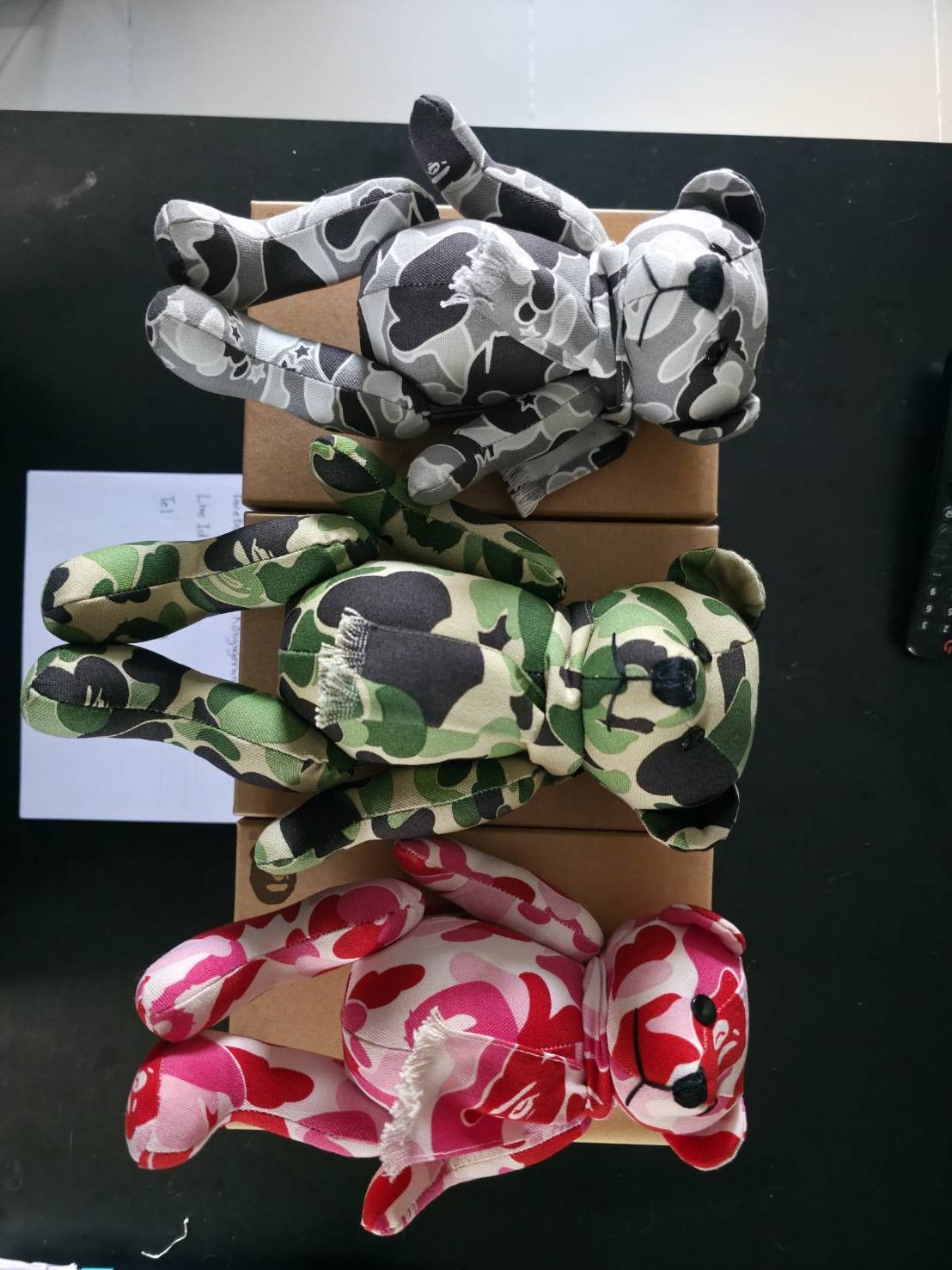 Bape A BATHING ape Bape Bear Plush dolls set for 3 Size ONE SIZE - 2 Thumbnail