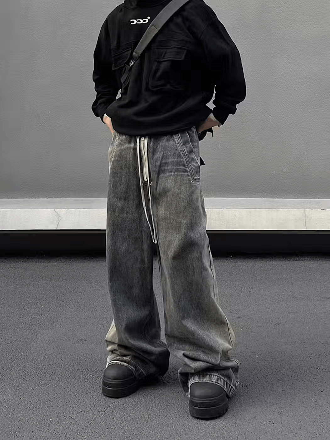 Japanese Brand × Jean High street washed gradient baggy heavyweight jeans Size US 33 - 4 Thumbnail
