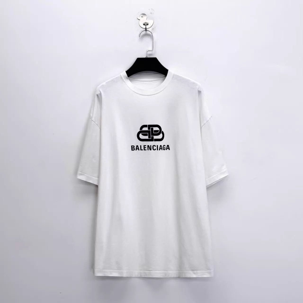Balenciaga Balenciaga White BB Logo Short Sleeve T-shirt XS Unisex Size US XS / EU 42 / 0 - 1 Thumbnail