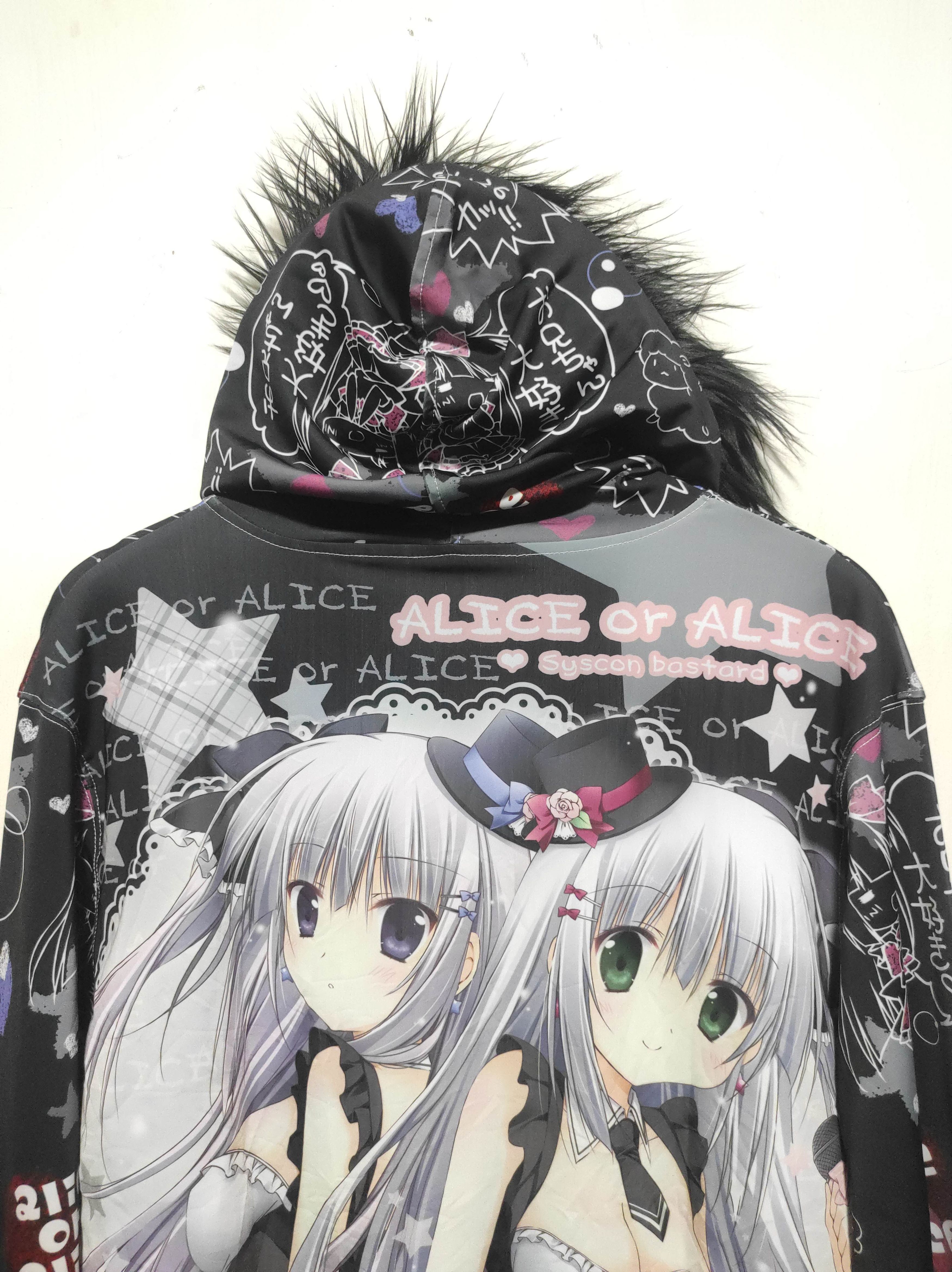 Anime Alice or Alice Zip Fur Hoodie Parka i6w9 LGB style Size US L / EU 52-54 / 3 - 13 Thumbnail