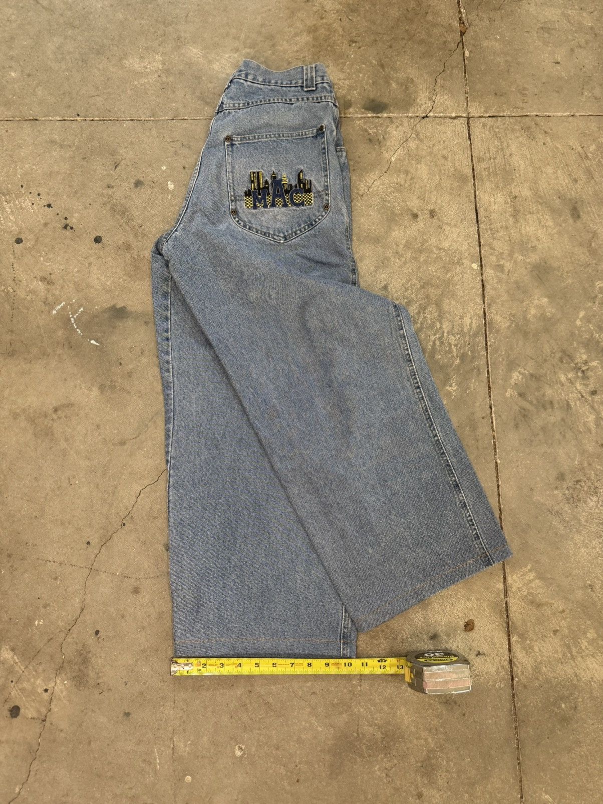 Other Vintage 1980s baggy single stitch jeans Size US 32 / EU 48 - 1 Thumbnail