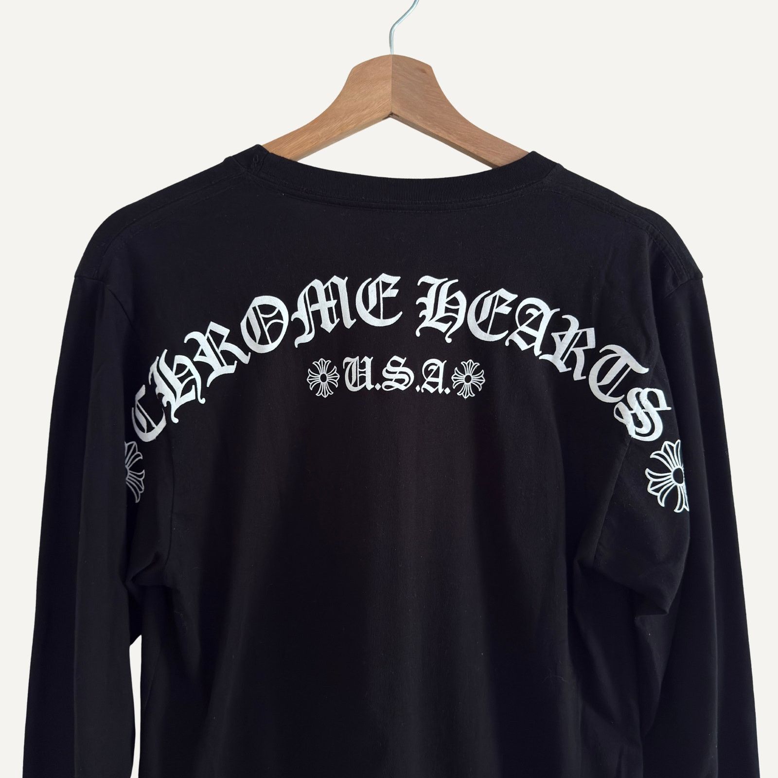 Chrome Hearts 🔥🔥Vtg CHROME HEARTS T Shirt 90s Longsleeve Belton