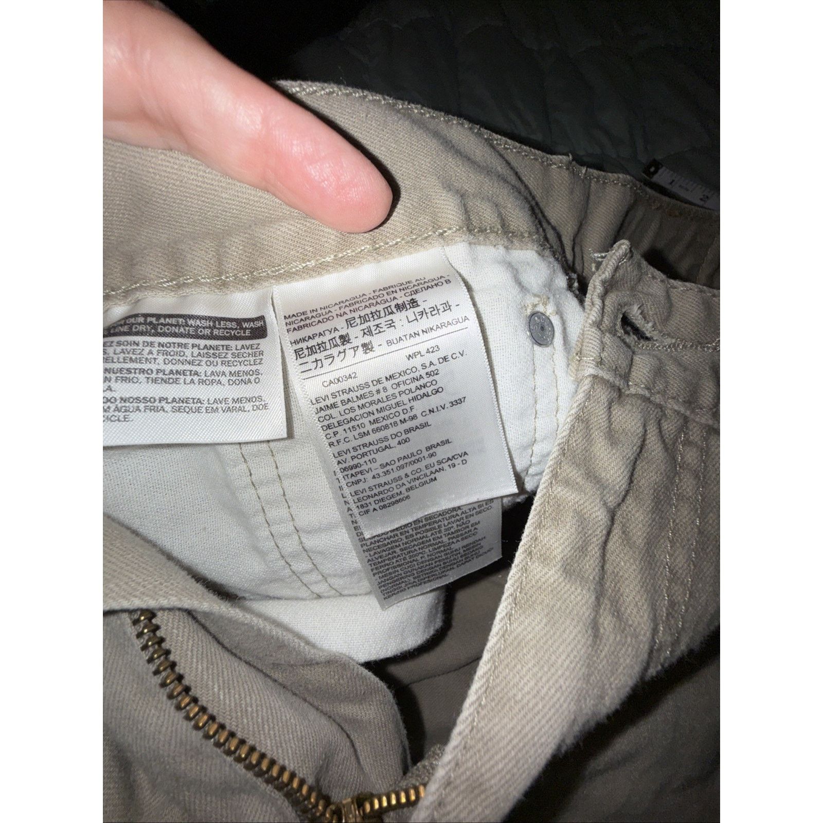 Levi's Levi’s 505 Men’s Light Brown Jeans 33W Altered To 27 Inseam Size US 33 - 10 Thumbnail