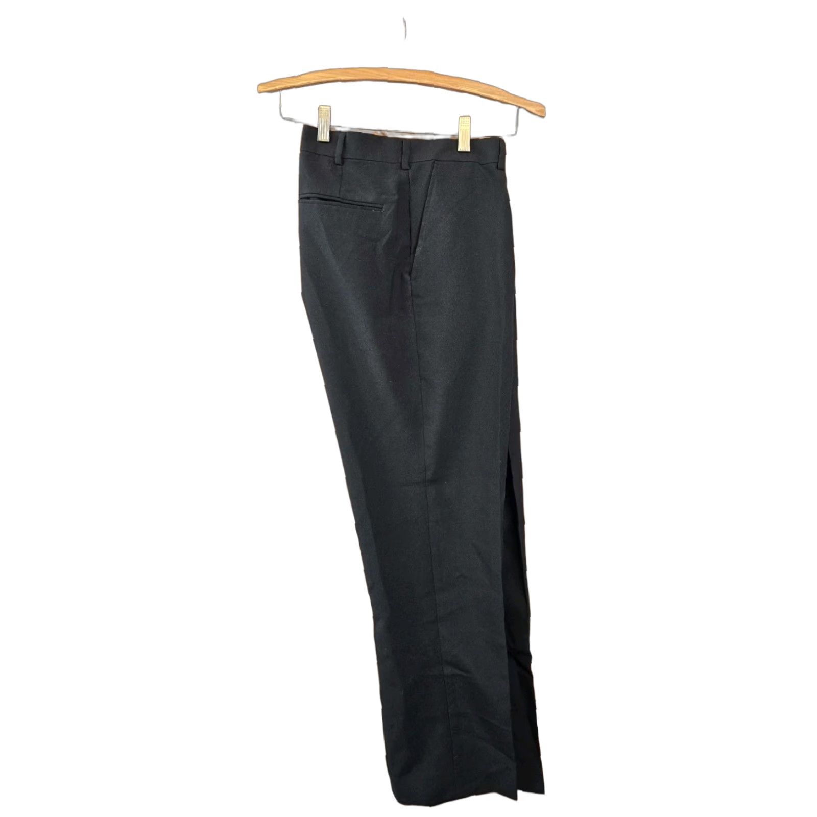 Vintage David Taylor Men’s Dress Pants - Black - Size 32x30 - Regular - Polyester - 30 Inseam - Solid - Pants - Thanks for viewing Size US 32 / EU 48 - 1 Thumbnail