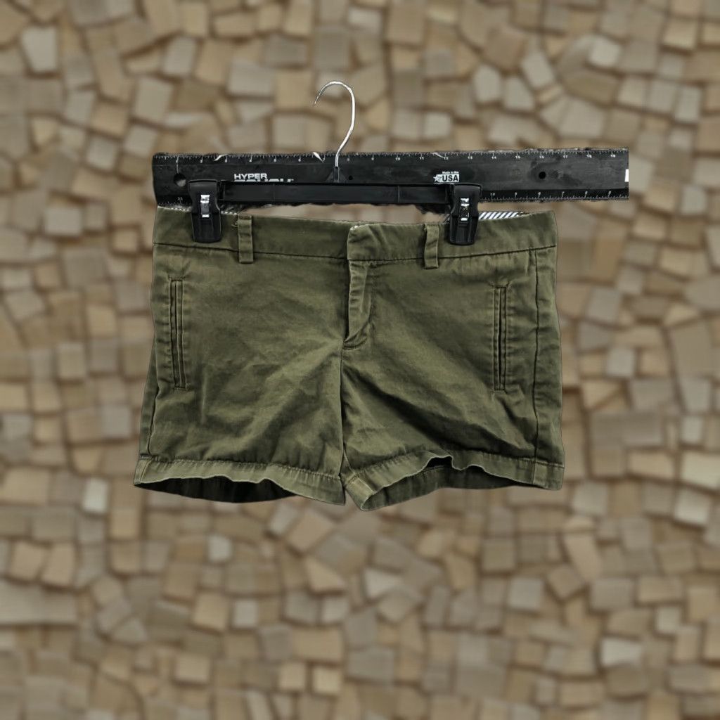 Vintage Stylus Shorts Womens Chino Style Mid Rise Regular Fit Green 32 in Waist Medium Wash 3 in Inseam Denim Shirt? Size 27" / US 4 / IT 40 - 1 Thumbnail