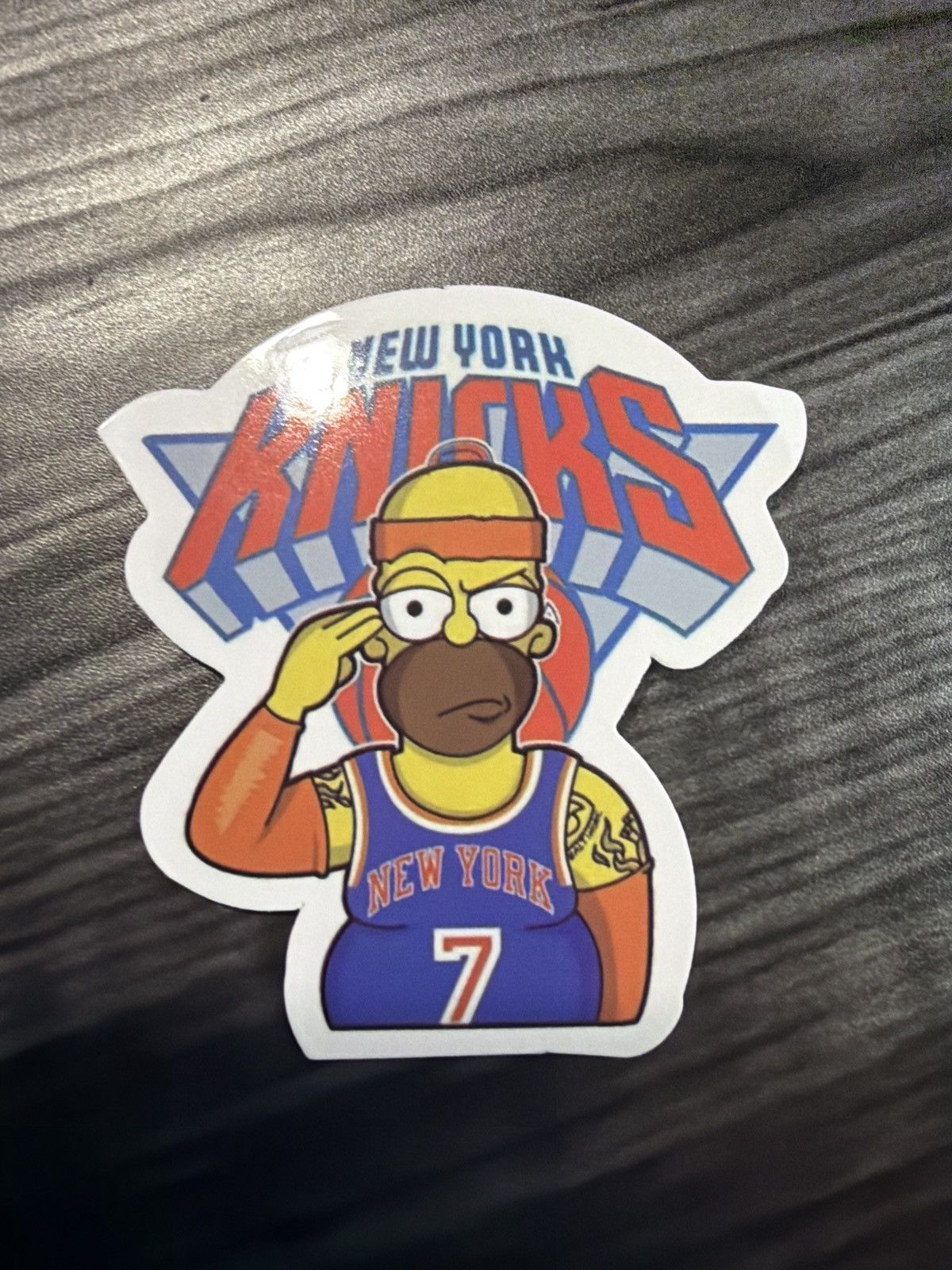 The Simpsons The Simpsons Homer Simpson New York Knicks Sticker Size ONE SIZE - 1 Thumbnail