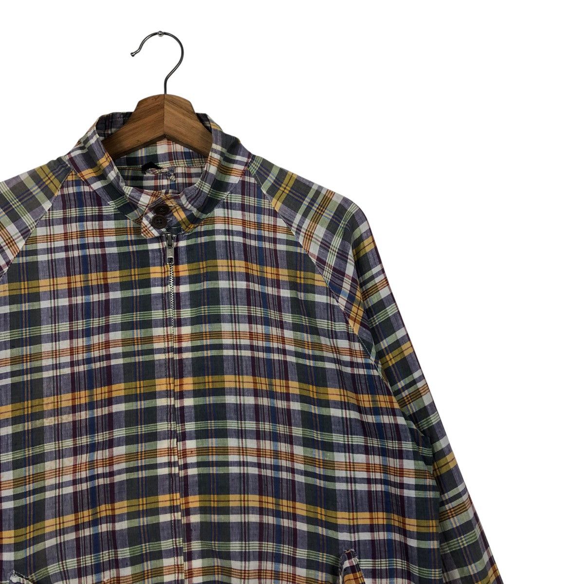 Japanese Brand × Vintage 📌Vintage Bomber Jacket Tartan Design Issey Miyake Size US M / EU 48-50 / 2 - 6 Thumbnail