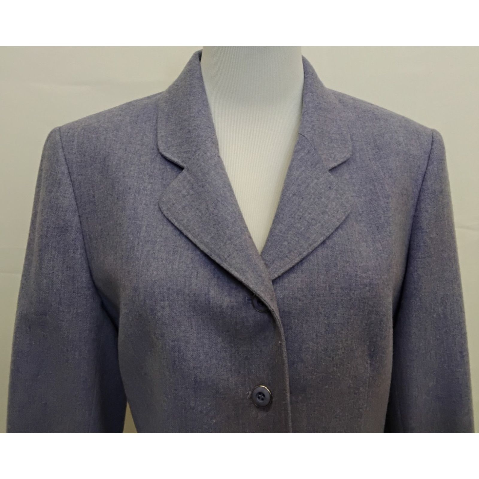 Pendleton Pendleton Cropped Blazer Women's 8 Periwinkle Vintage 80s Size M / US 6-8 / IT 42-44 - 5 Thumbnail
