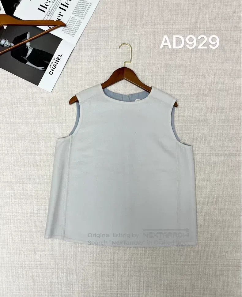 Hermes Hermes Double-sided cashmere sleeveless top Size S / US 4 / IT 40 - 1 Thumbnail