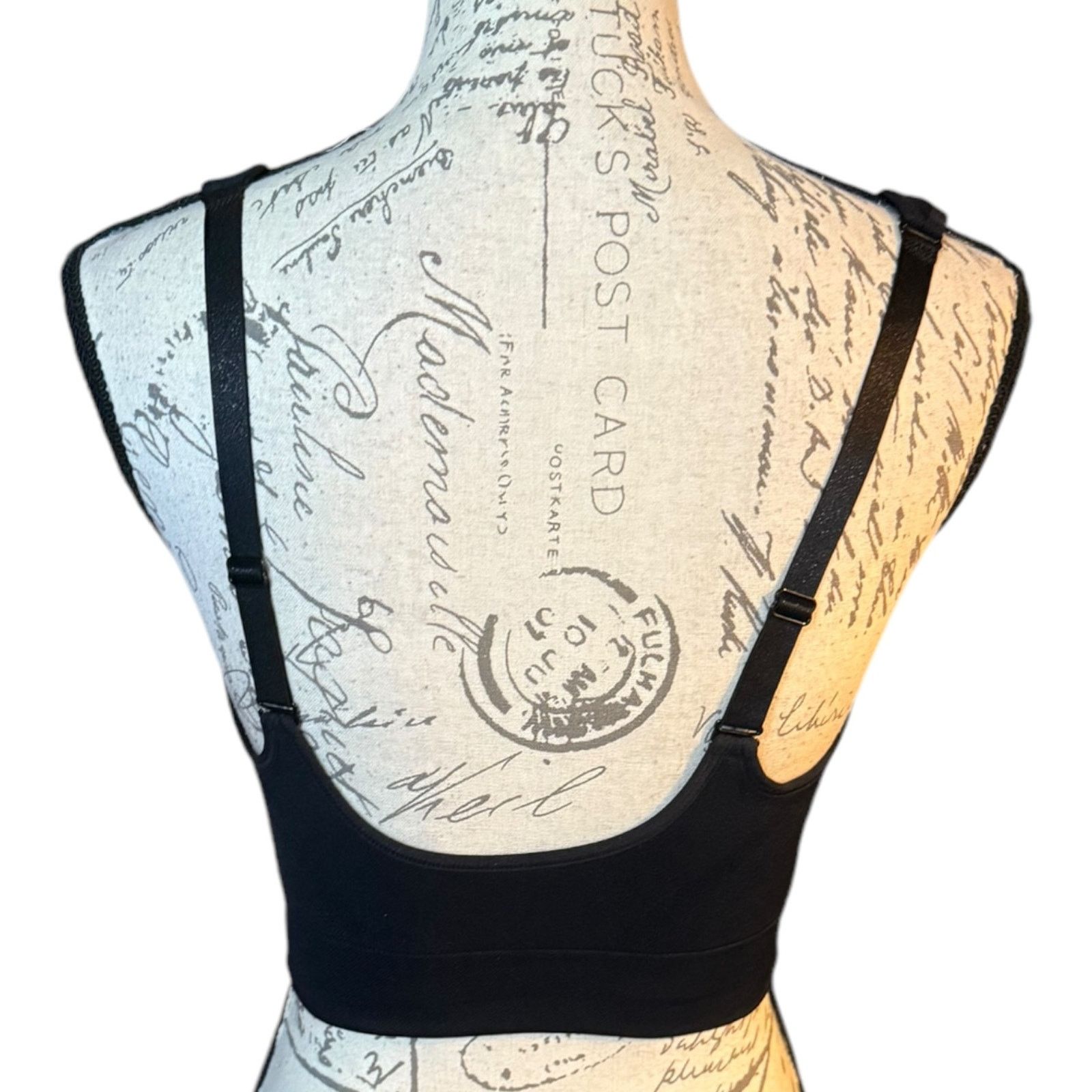 Puma Puma Black Pullover Wireless Sports Size Bra Medium NWOT Size ONE SIZE - 2 Thumbnail