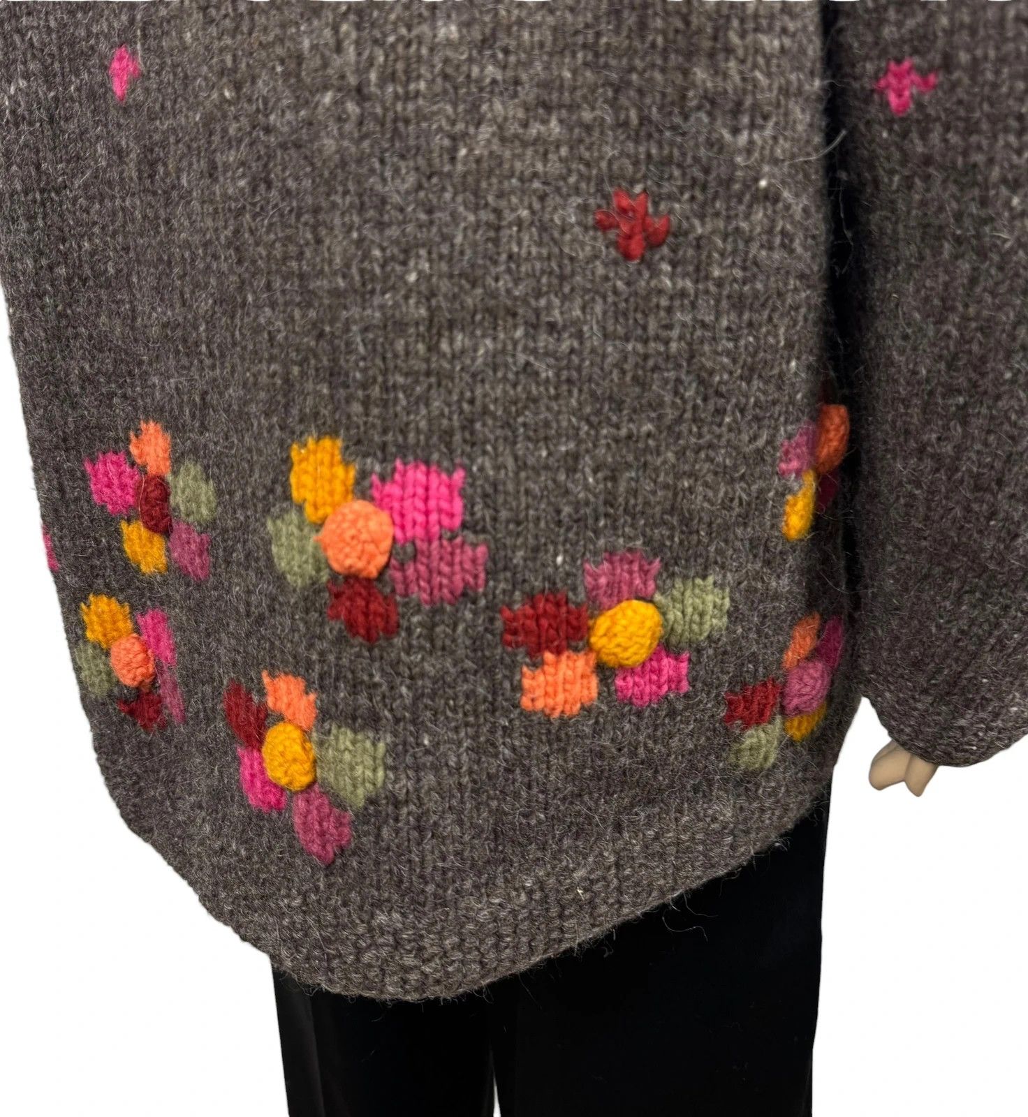 Other Pachamama Handknit Wool Cardigan Embroidered size L Size L / US 10 / IT 46 - 10 Thumbnail