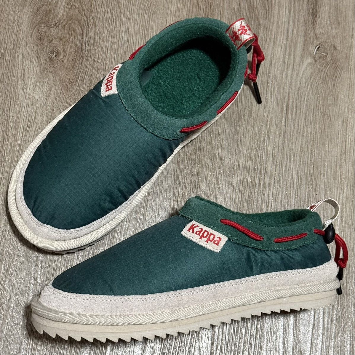 Kappa Kappa 222 Banda Mule Slippers Green Eggnog Red Size 5 New Size US 5 / EU 37 - 1 Thumbnail