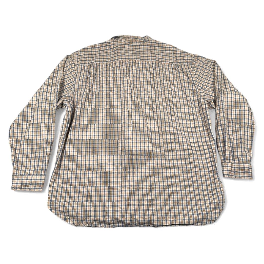 Gap VINTAGE Gap Shirt Adult EXTRA LARGE Blue Orange Plaid Button-Down Preppy 90s Mens XL Blue Plaid Button-Up Shirt Size US XL / EU 56 / 4 - 3 Thumbnail