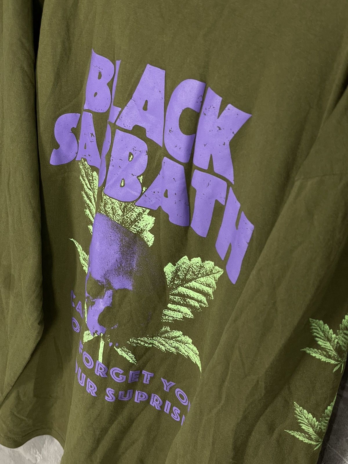 Band Tees × Black Sabbath × Vintage 00s Black Sabbath Mexican Graphic Print Tee Long sleeve Size US XXL / EU 58 / 5 - 6 Thumbnail
