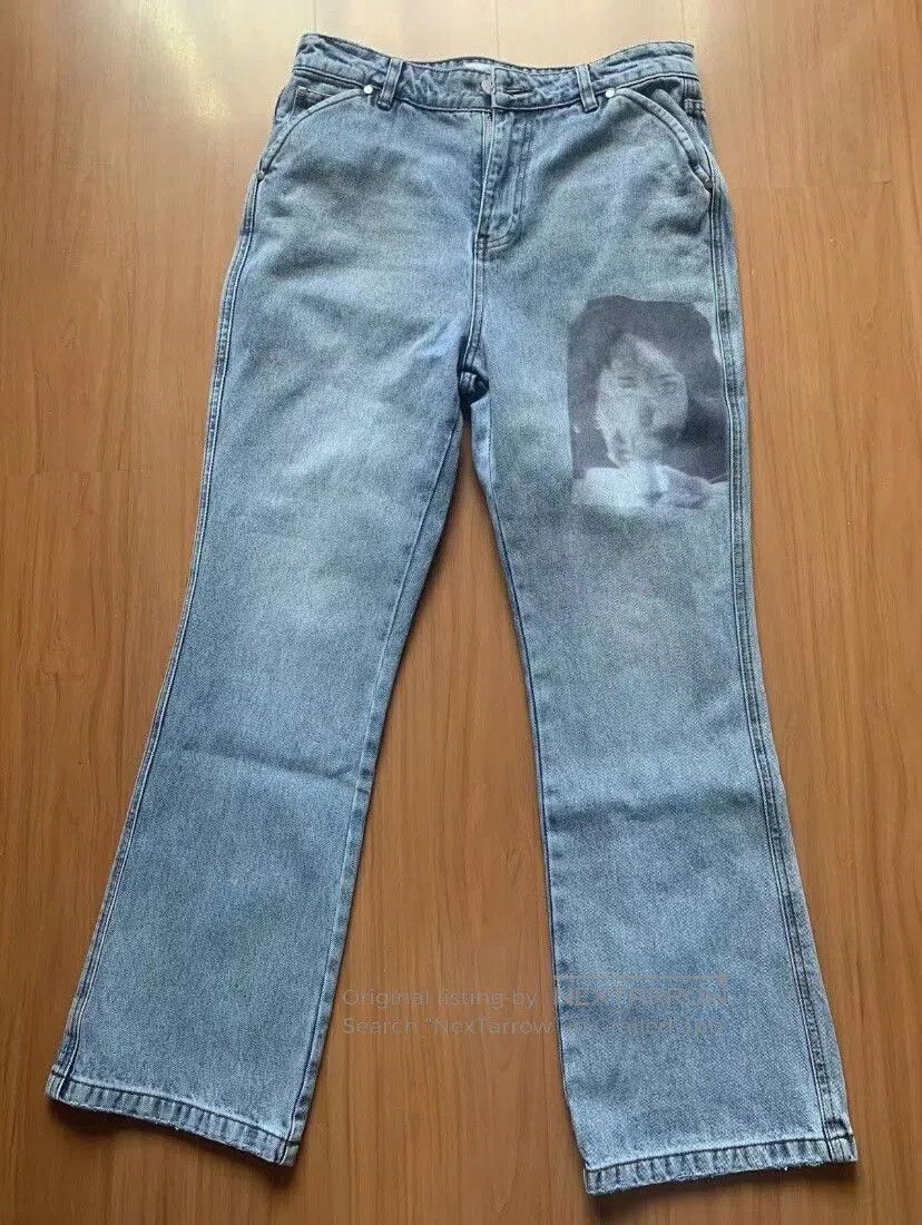 Half Evil Esoteric Freeze Initial Denim Jeans Size 3. Size US 28 / EU 44 - 1 Thumbnail