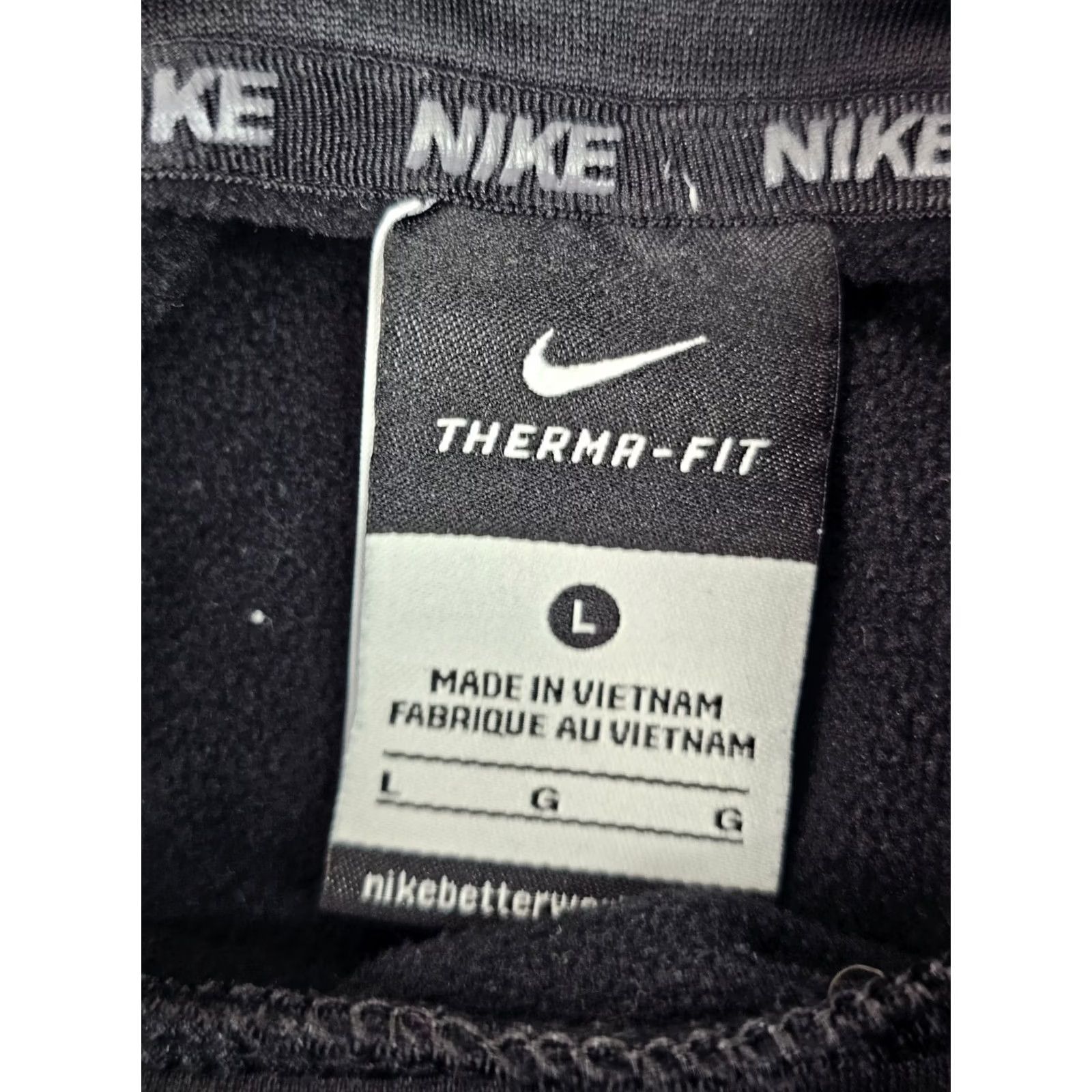 Nike Nike Therma-FIT Pullover Hoodie Men L Swoosh Kangaroo Pouch Pocket Black Size US L / EU 52-54 / 3 - 5 Thumbnail