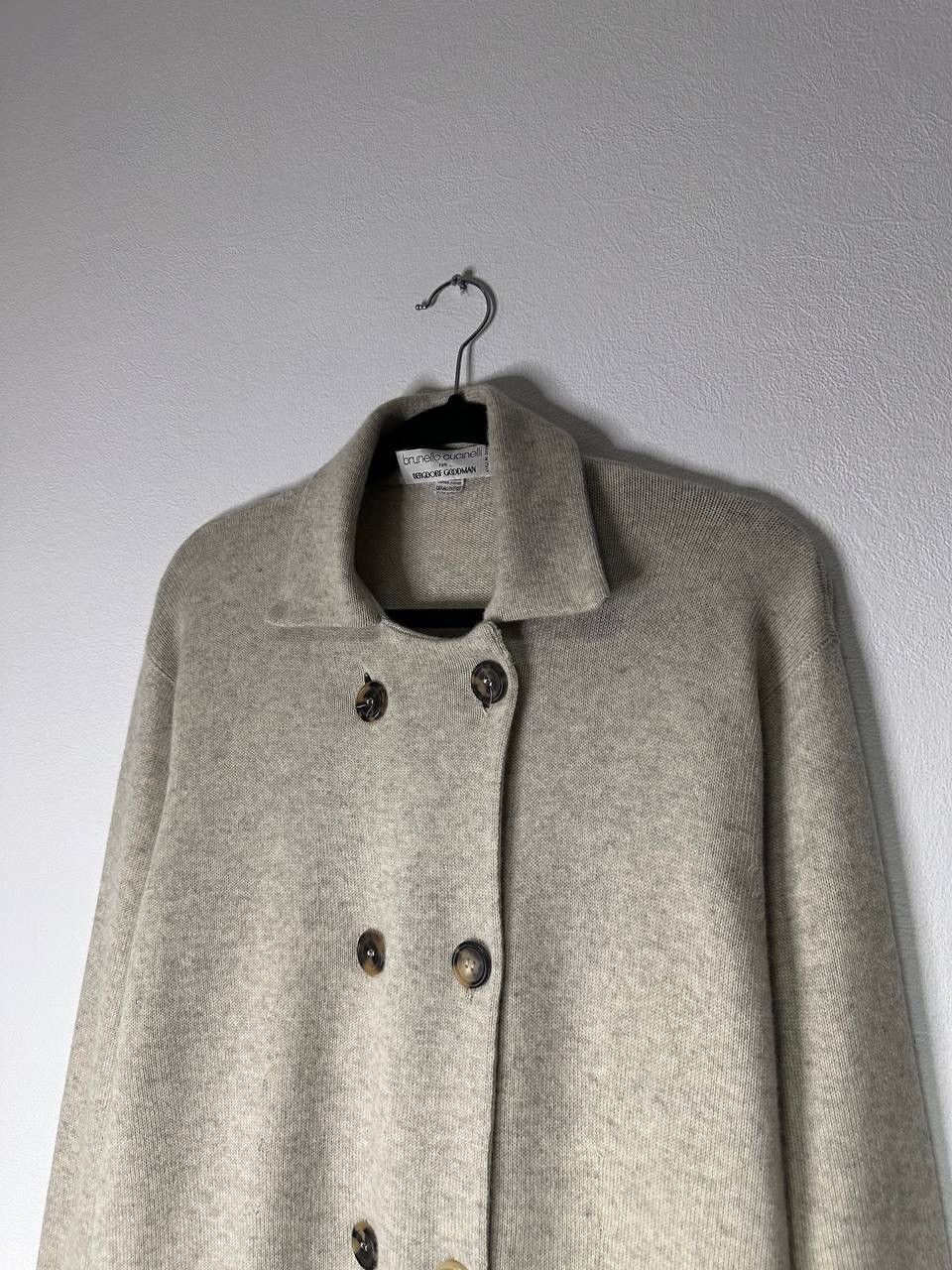 Brunello Cucinelli Brunello Cucinelli Cashmere Breasted Knit Coat Cardigan Size S / US 4 / IT 40 - 3 Thumbnail