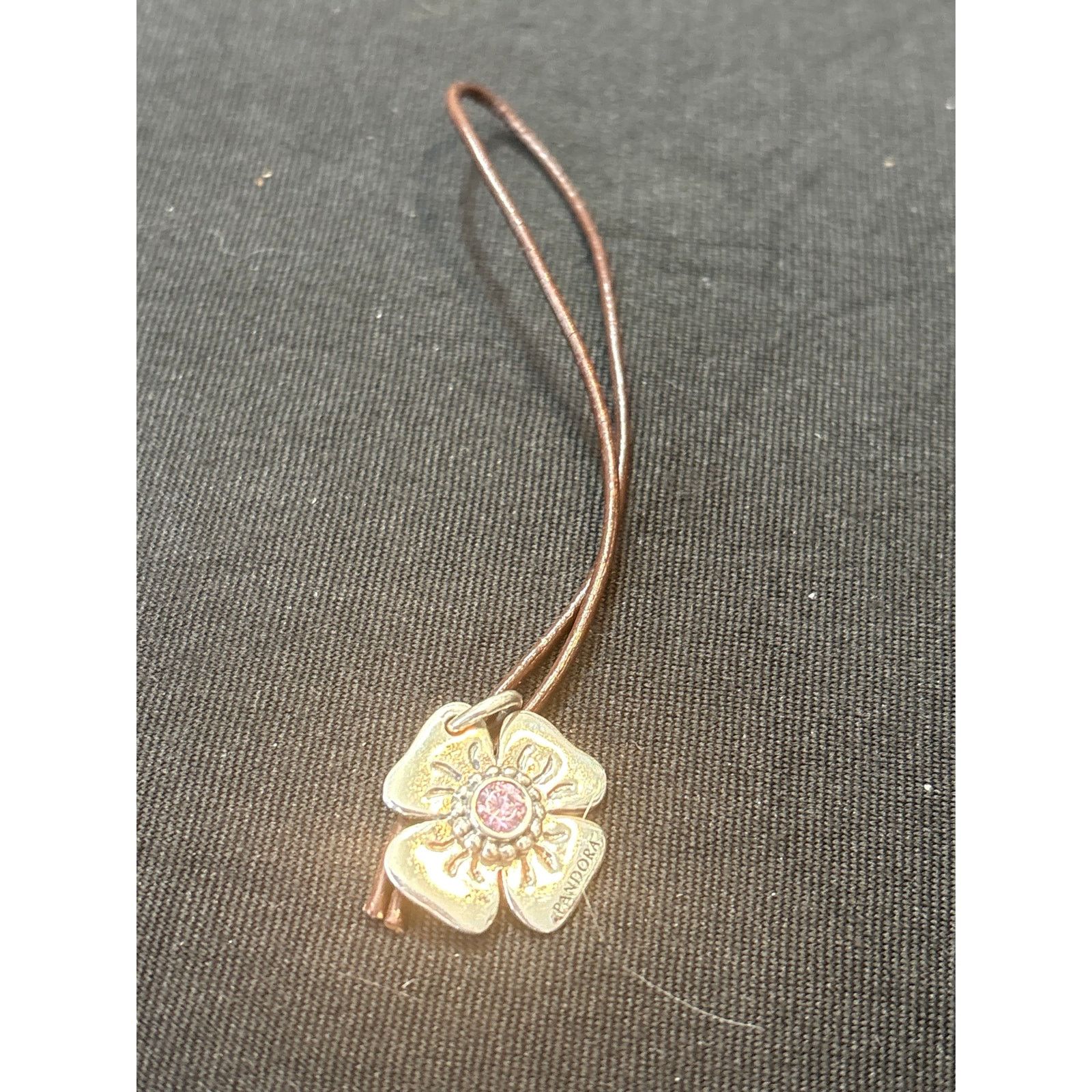 pandora Pandora ALE 925 Sterling Silver flower Charm Size ONE SIZE - 4 Thumbnail