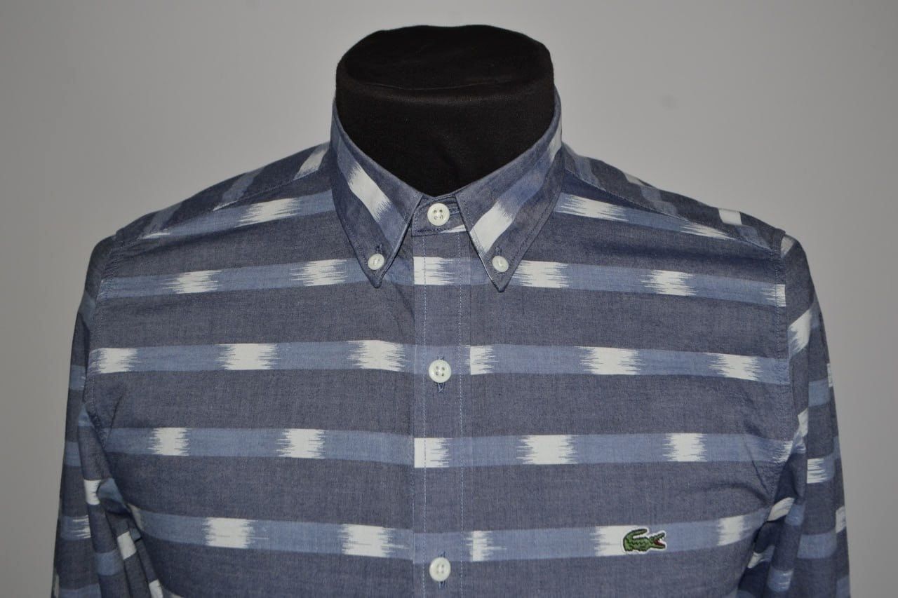 Lacoste Lacoste Live Shirt Striped Long Sleeve Size 41 Size US M / EU 48-50 / 2 - 2 Thumbnail
