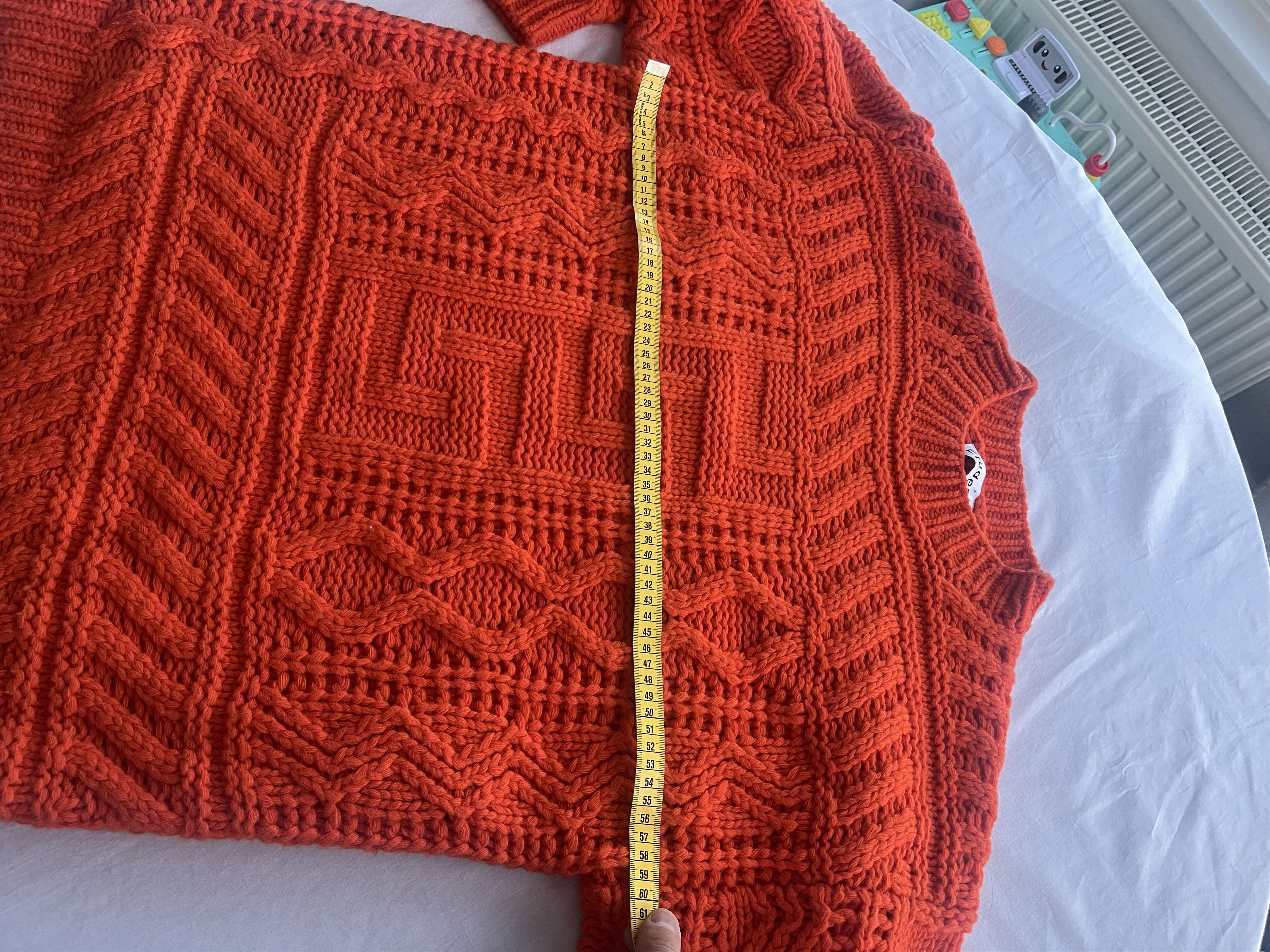 Etudes ETUDES chunky ribbed sweater in orange size s/m Size US S / EU 44-46 / 1 - 6 Thumbnail
