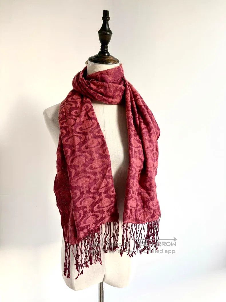 Vivienne Westwood Vivienne Westwood Vintage Red Orange Double-Sided Full Pri Size ONE SIZE - 3 Thumbnail