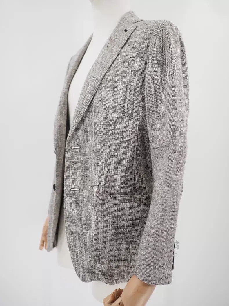 Berluti Berluti Grey Snowflake Silk Blended Suit Size US S / EU 44-46 / 1 - 2 Thumbnail