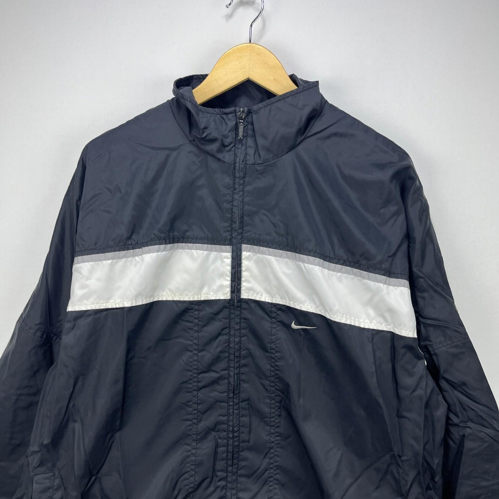 Nike Vintage Y2K Nike Swoosh Windbreaker Jacket Large Size US L / EU 52-54 / 3 - 2 Thumbnail