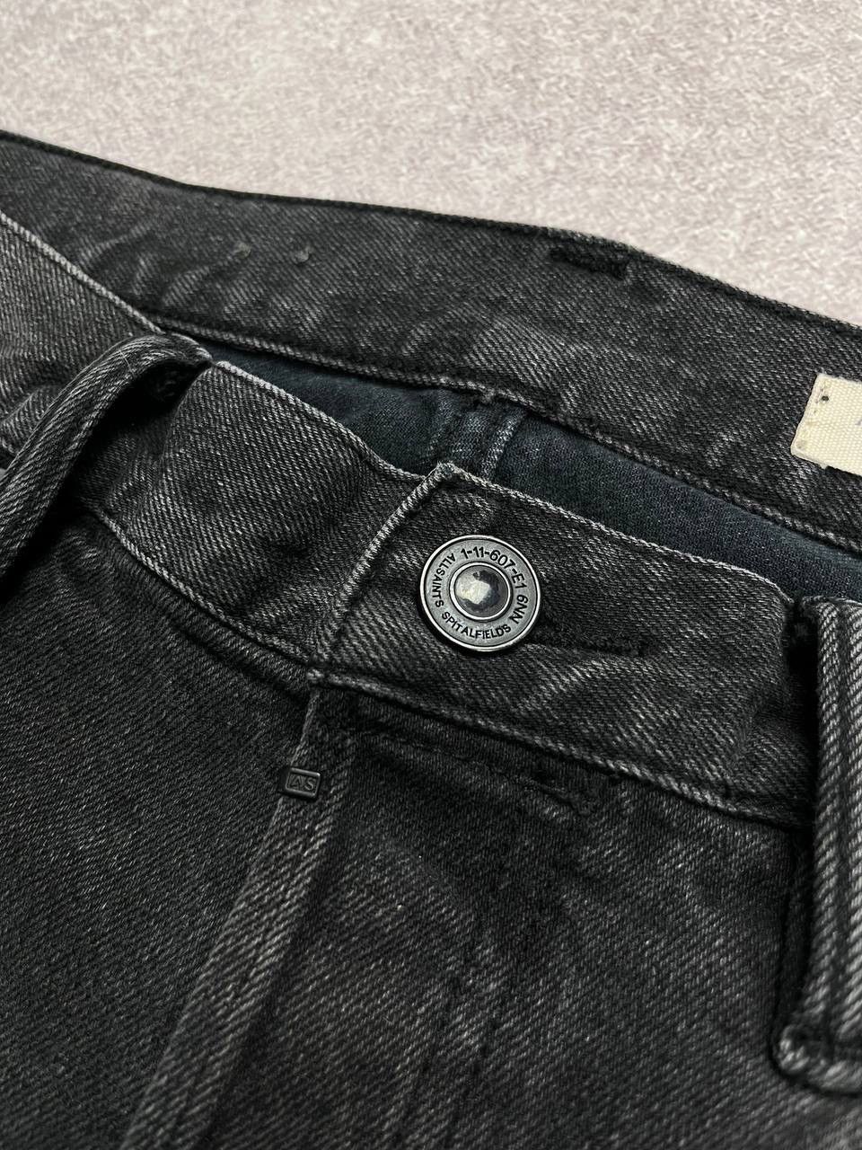 Allsaints × Vintage Vintage Allsaints Cigarette Archival Black Denim Pants Y2K Size US 30 / EU 46 - 7 Thumbnail