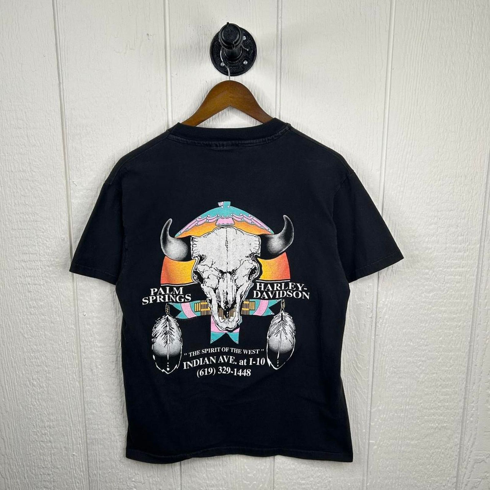 Harley Davidson Vintage 90’s Harley Davidson Palm Springs Graphic Tee Medium Size US M / EU 48-50 / 2 - 1 Thumbnail