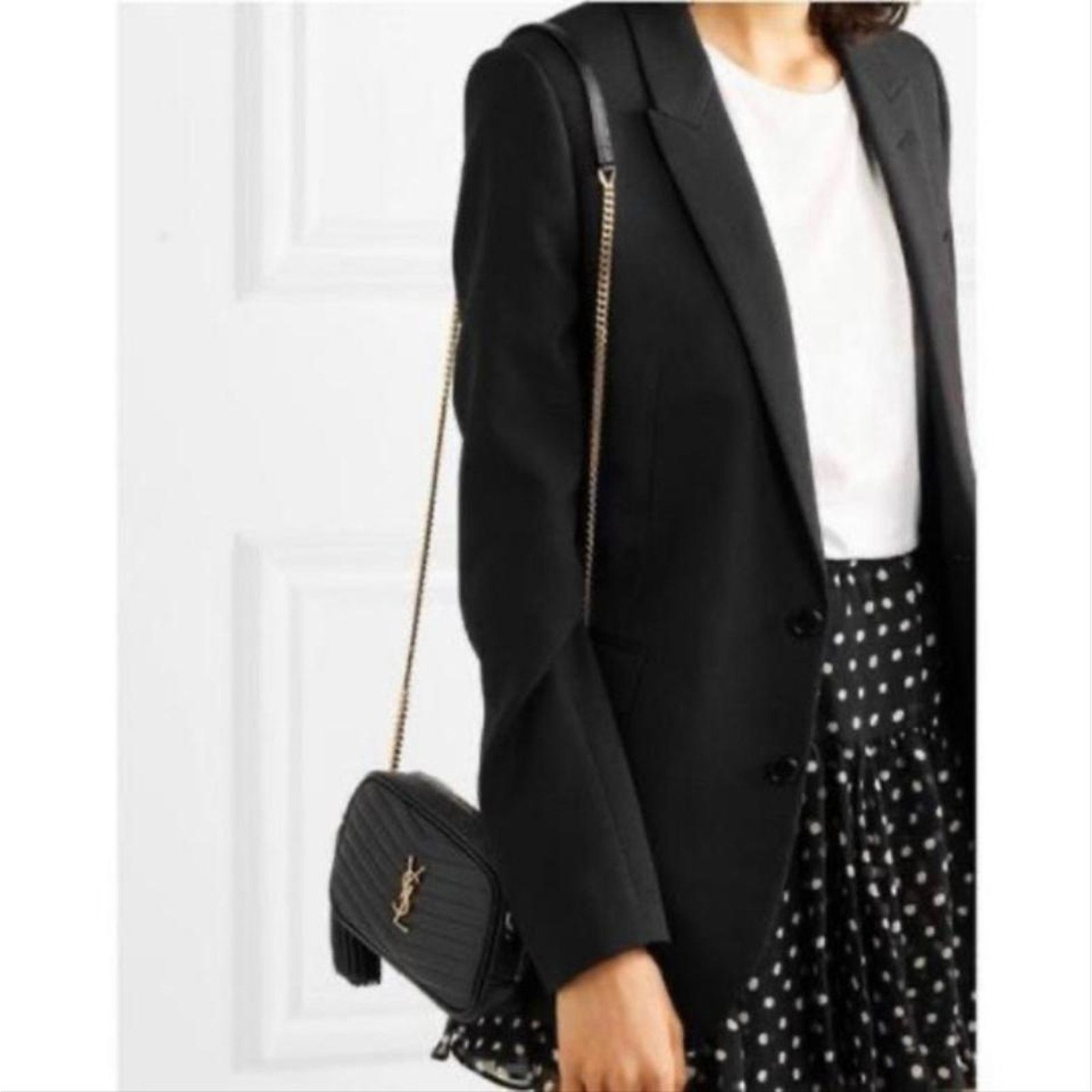 Saint Laurent Paris Saint Laurent Lou Camera Mini Quilted Bag Size ONE SIZE - 3 Thumbnail