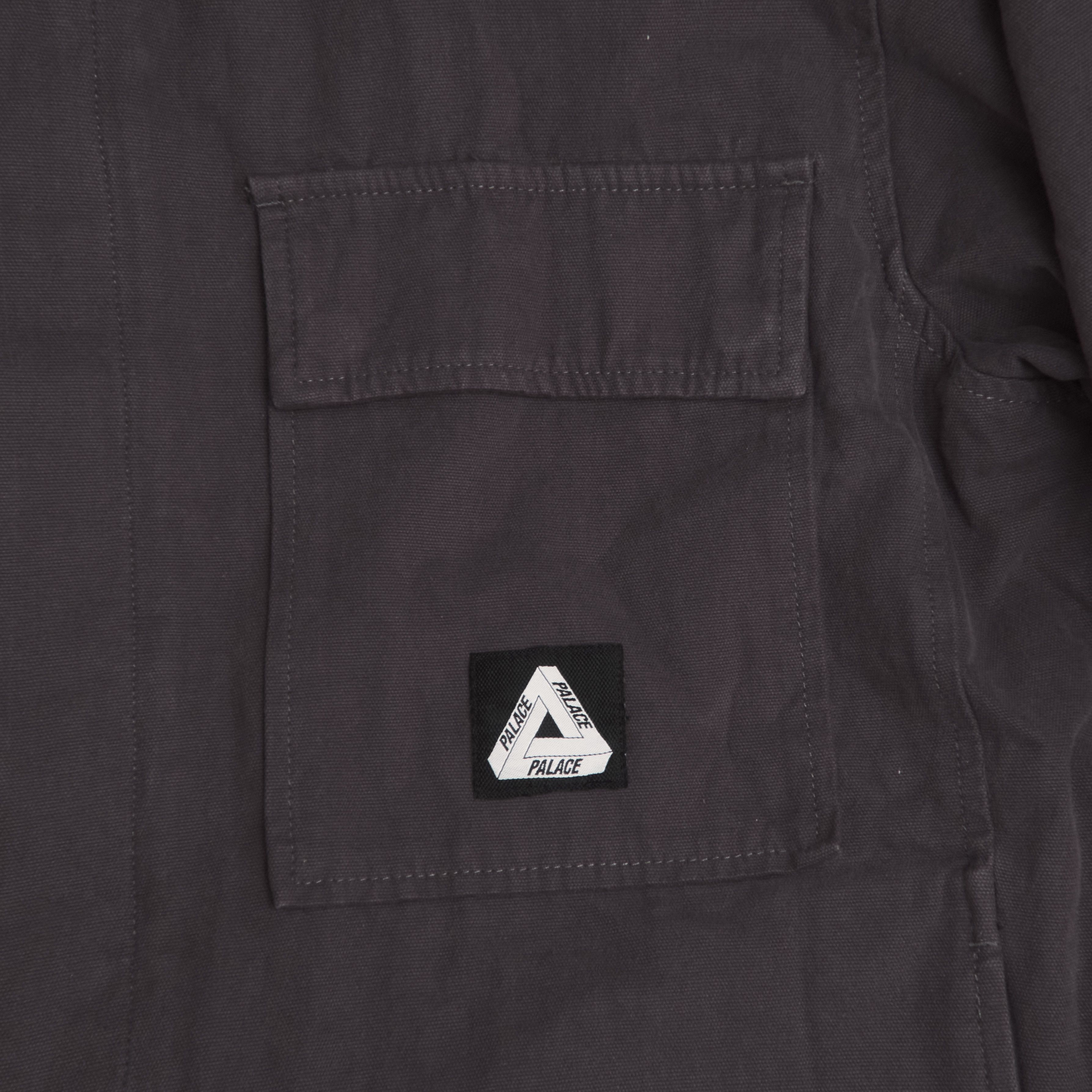 Palace PALACE CANVAS SHIRT WASHED GRAY JACKET Size US XL / EU 56 / 4 - 3 Thumbnail
