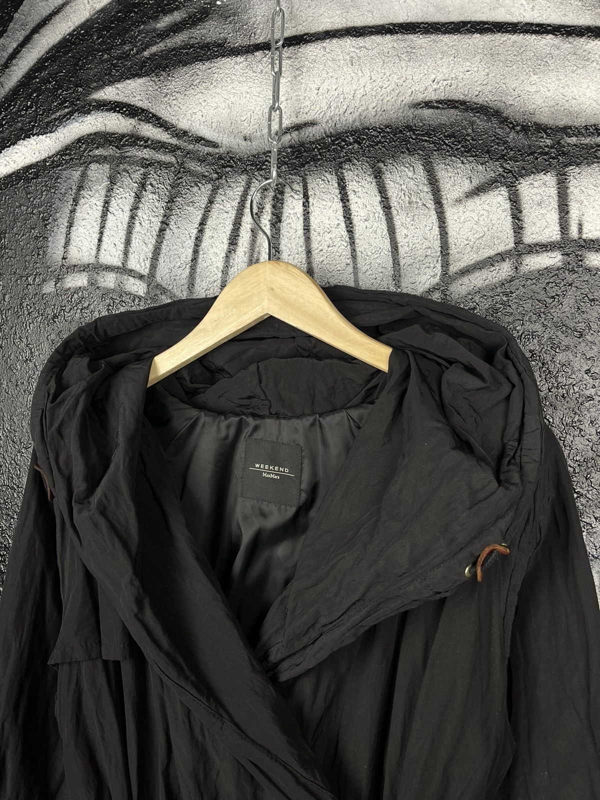 Weekend Max Mara Weekend x Max Mara Lightweight Hooded Coat Metal Jacket Size S / US 4 / IT 40 - 16 Thumbnail