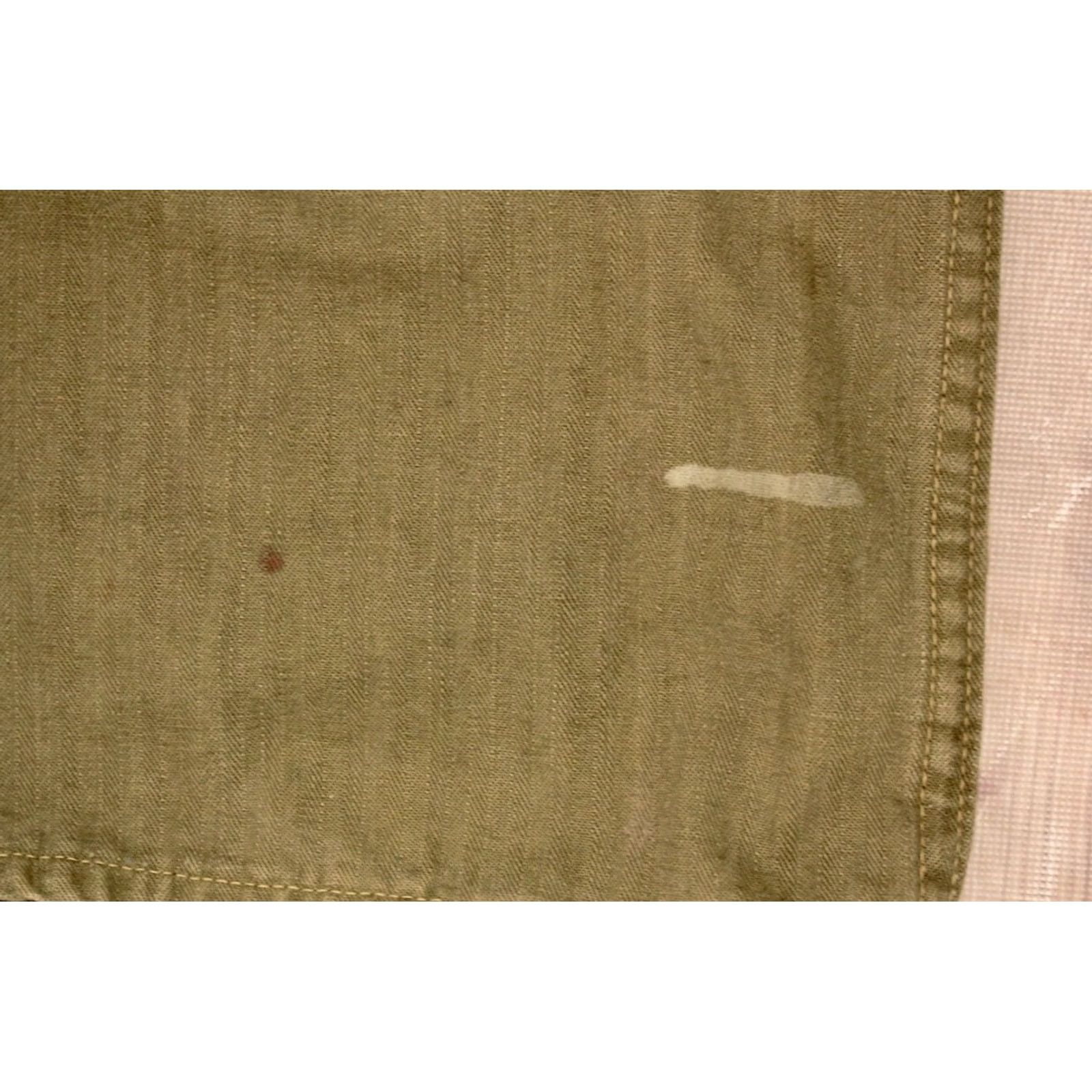 Vintage VTG WWII 1940s Era HBT Wreath Overalls Sz 40 WW2 40s Mechanic Shirt Mens Vintage Overalls Size US 40 / EU 56 - 7 Thumbnail
