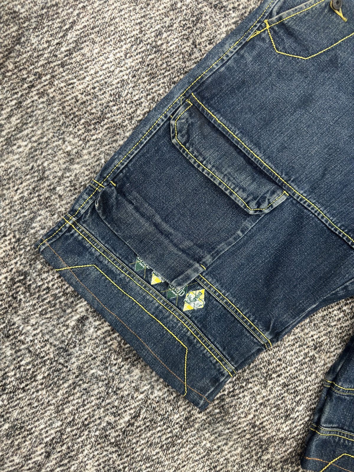 Le Grande Bleu (L.G.B.) × Marithe + Francois Girbaud Vintage 90s Marithe Francois Girbaud Baggy Shorts Size US 37 - 2 Thumbnail