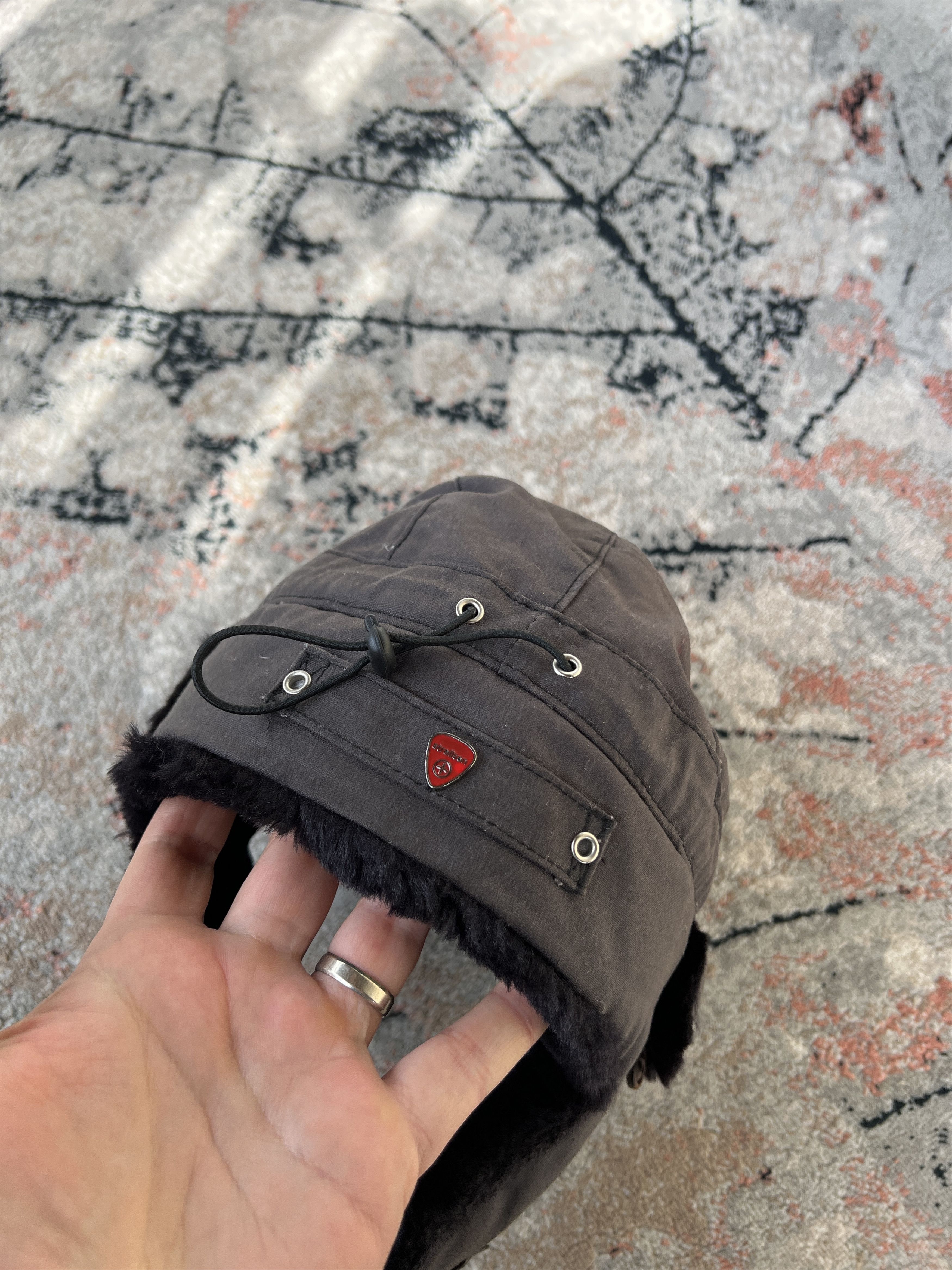 Strellson Strellson Waxed Bomber Hat Size ONE SIZE - 4 Thumbnail