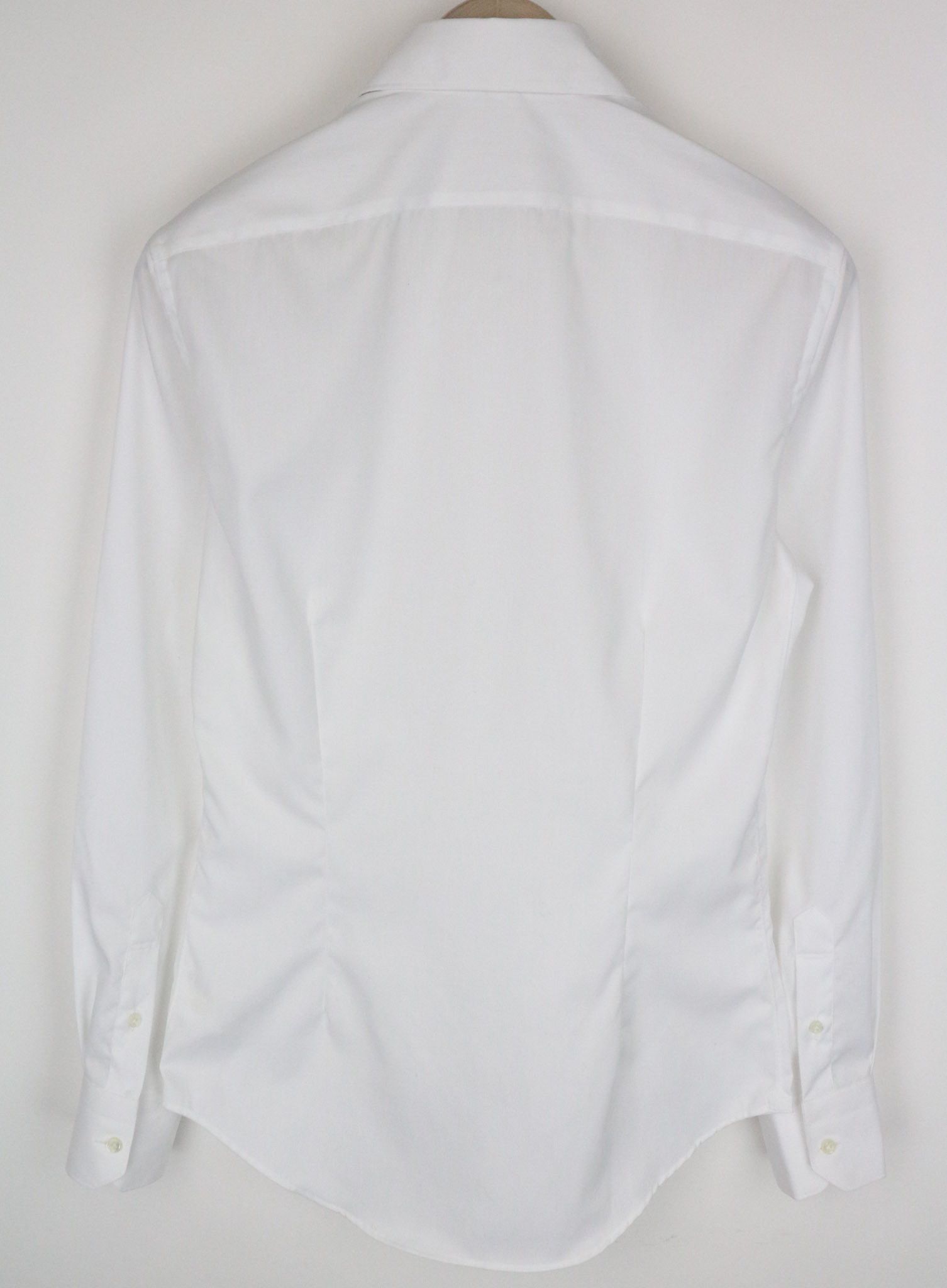 Suitsupply XS Extra Slim White Cotton Cutaway Shirt 73147 Size US XS / EU 42 / 0 - 2 Thumbnail