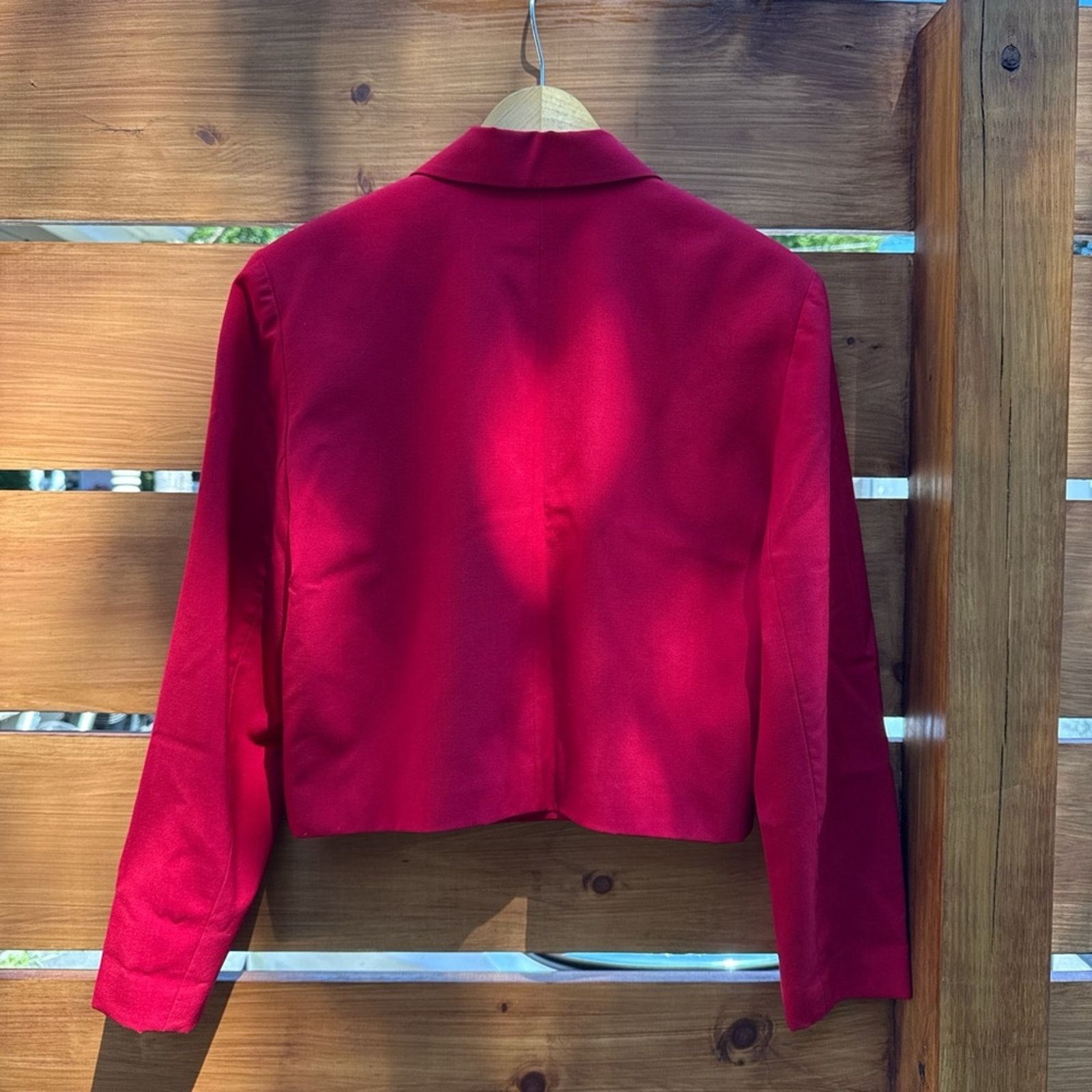 Vintage Vintage Red Double-Breasted Women's Blazer Size M / US 6-8 / IT 42-44 - 4 Thumbnail