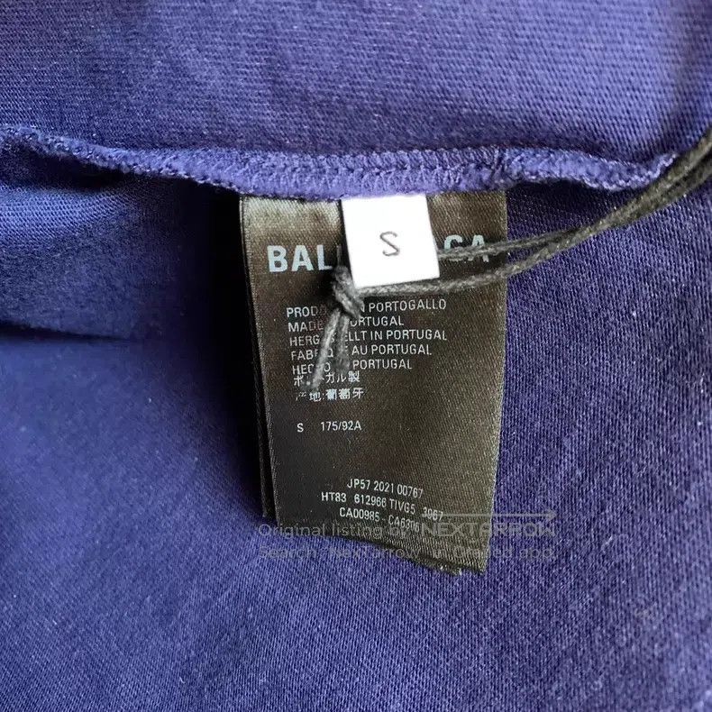 Balenciaga Balenciaga Logo Printed Round Neck Short Sleeve T-Shirt Size US S / EU 44-46 / 1 - 8 Thumbnail