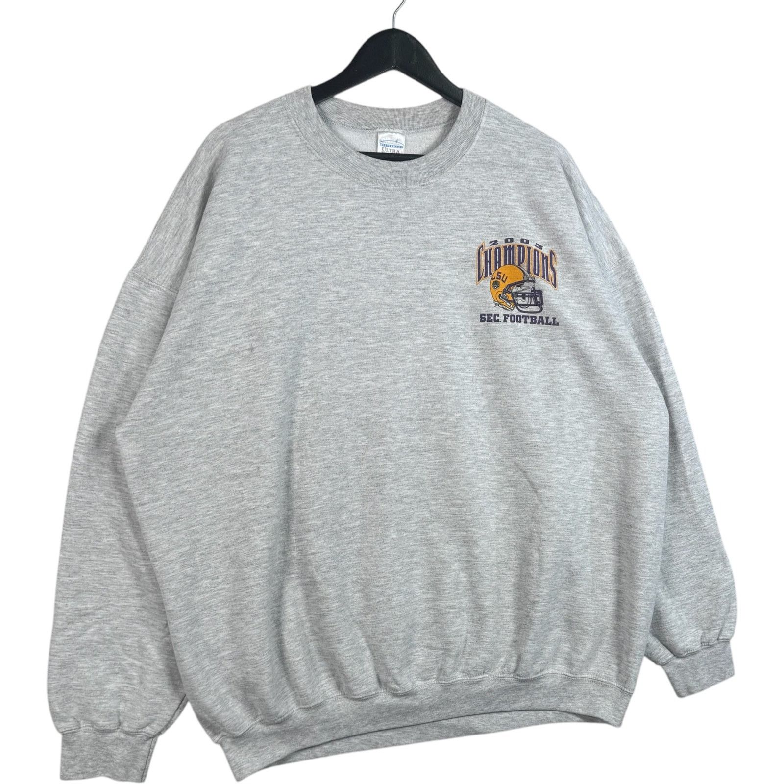 Gildan Vintage LSU Tigers SEC Champions Mullet Crewneck XXL Size US XXL / EU 58 / 5 - 4 Thumbnail