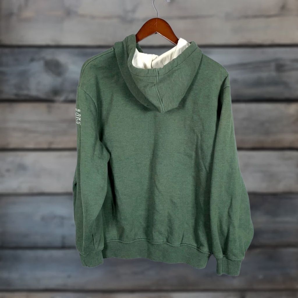 Harley Davidson Harley-Davidson Hoodie Mens Medium Green Drawstring Sweatshirt Embroidered Size US M / EU 48-50 / 2 - 1 Thumbnail