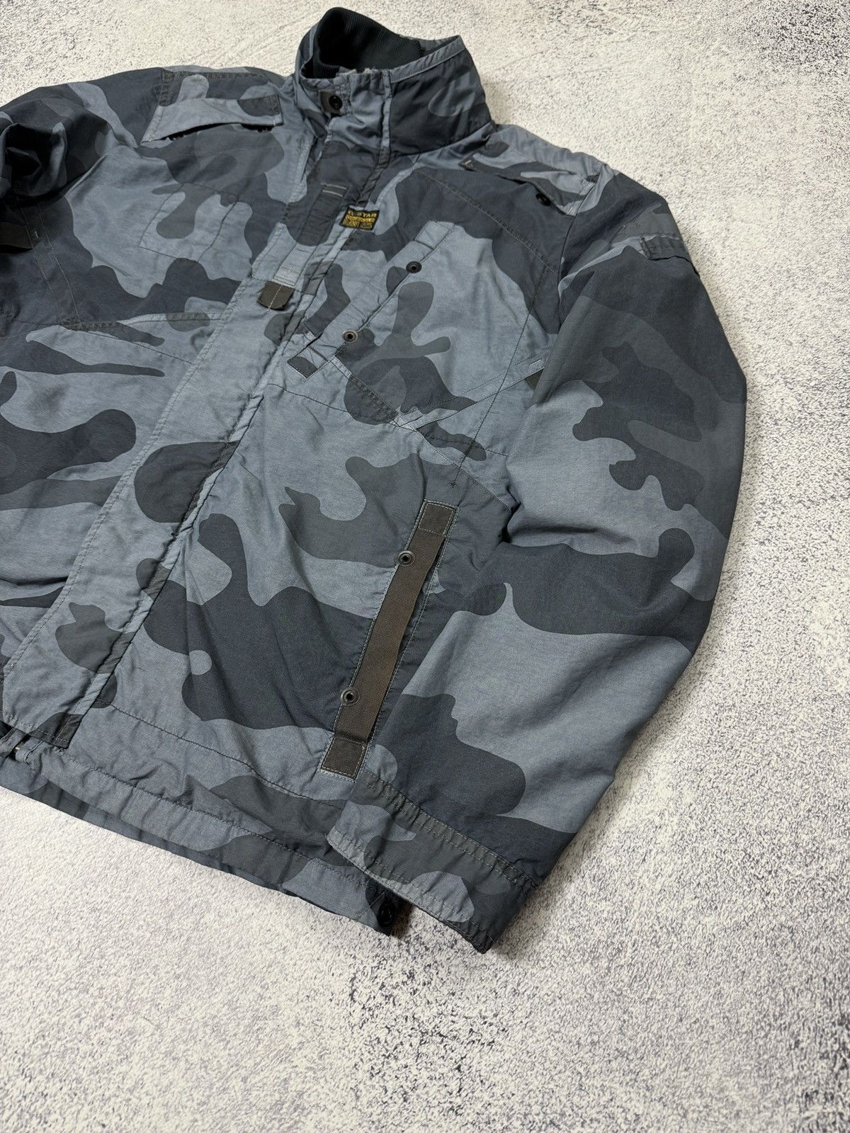 G-Star G-Star Raw Military Multipockets Camo Light Jacket Full Zip Size US XL / EU 56 / 4 - 3 Thumbnail
