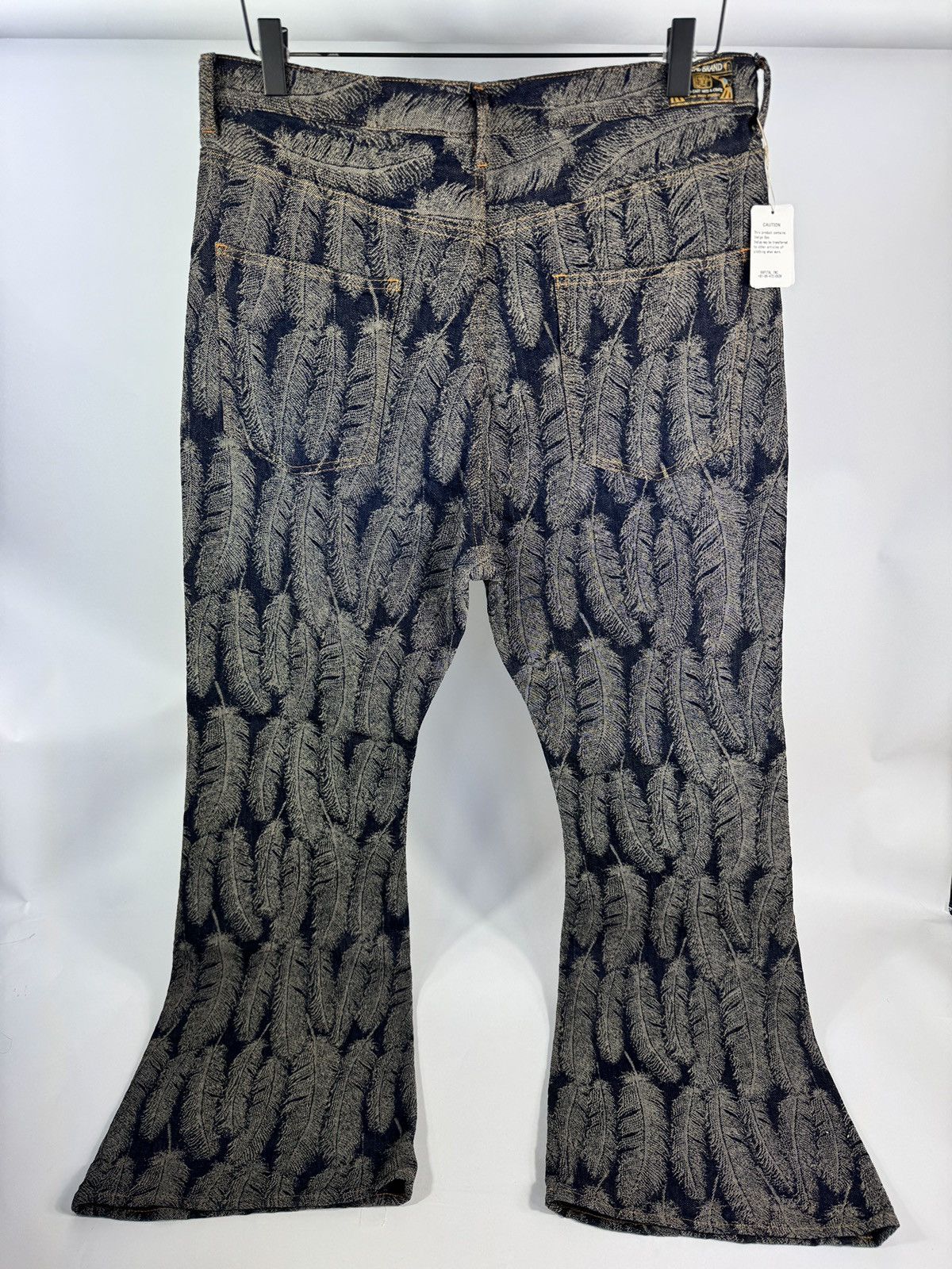 Kapital MAGPIE SLIM FIT FLARED JACQUARD JEANS Size US 38 / EU 54 - 2 Thumbnail
