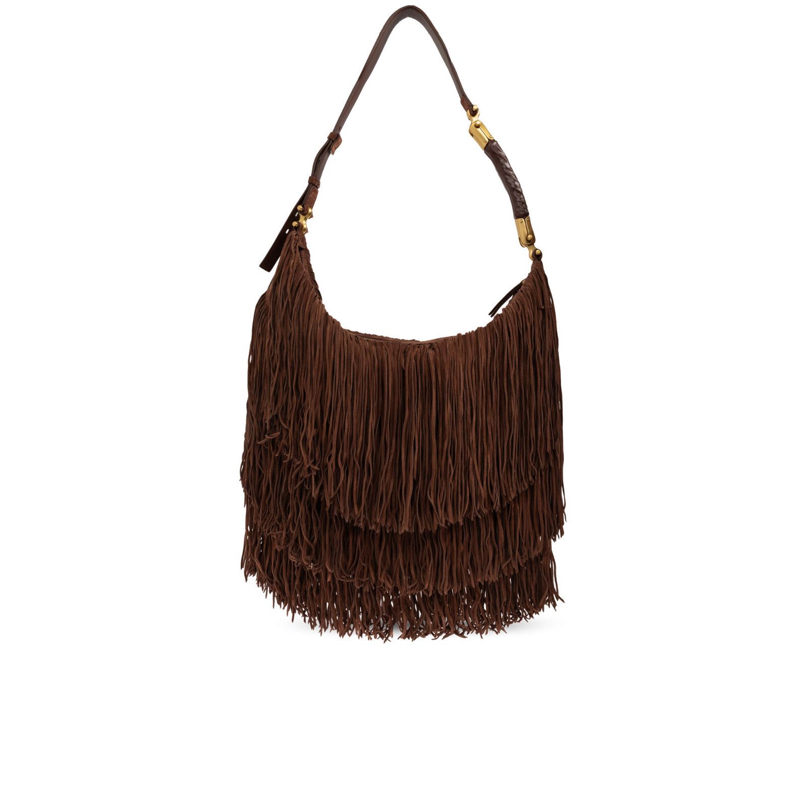 Balmain BALMAIN Ebene Hobo Brown Shoulder Bag New & Authentic Size ONE SIZE - 1 Thumbnail