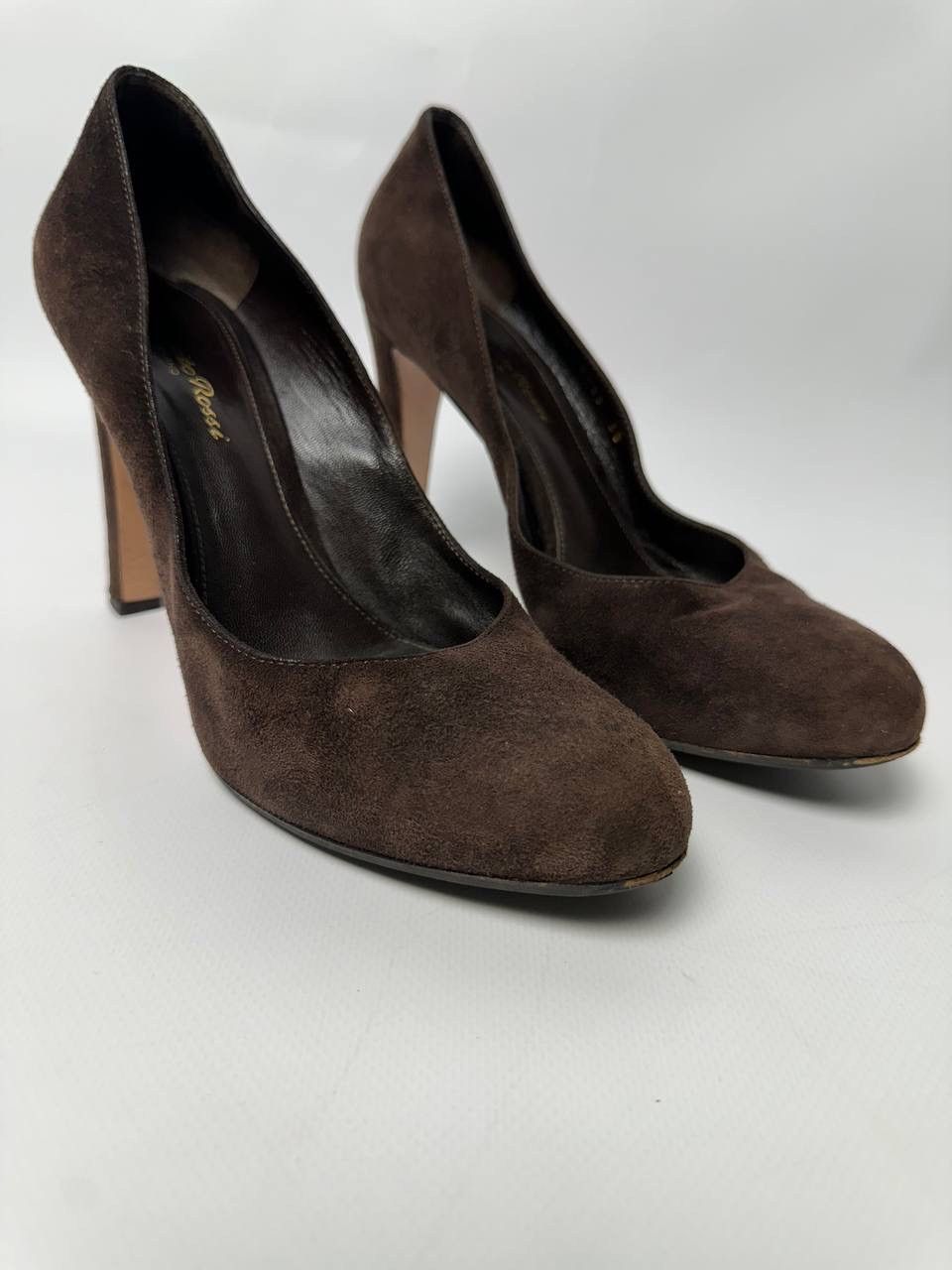 Gianvito Rossi Gianvito Rossi Brown Suede Heels Size 38 Size US 8 / IT 38 - 3 Thumbnail