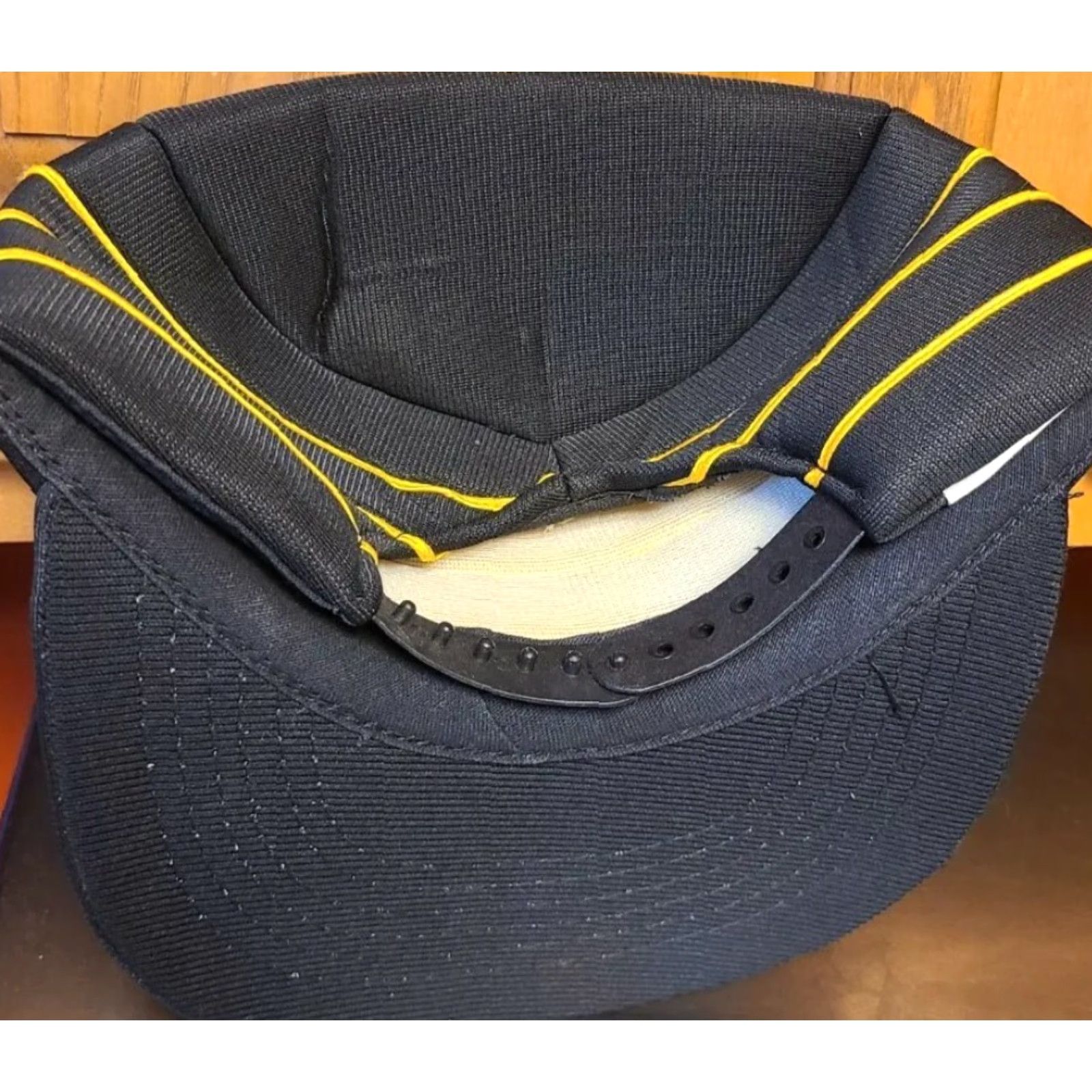 Vintage VINTAGE Northern Cap Hat Mpls MN Black Yellow Striped Bumblebee Snapback Foam Size ONE SIZE - 5 Thumbnail