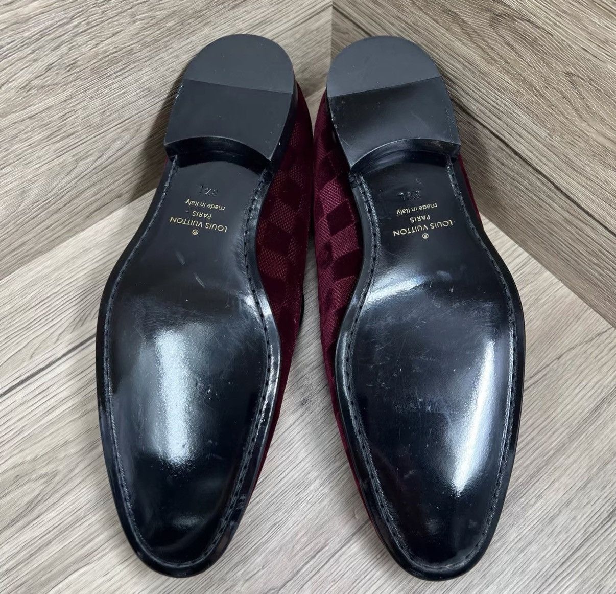 Louis Vuitton Louis Vuitton Auteuil Red Damier Loafers J41 Size US 7.5 / EU 40-41 - 5 Thumbnail