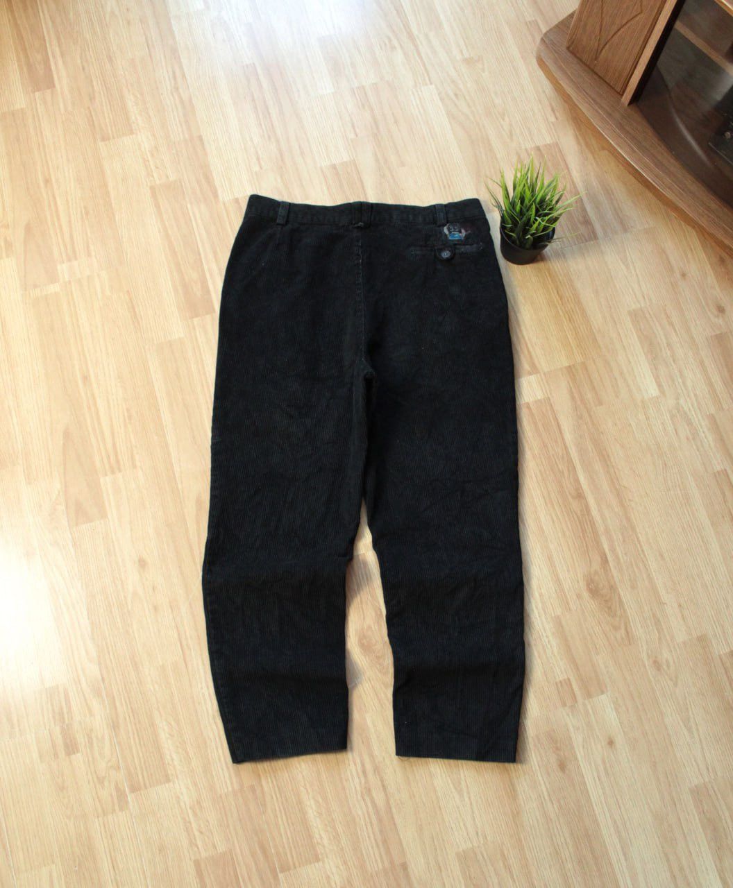 Iceberg 🔥 Rare Iceberg Disney Corduroy Pants Velvet Trousers Black Size US 32 / EU 48 - 4 Thumbnail