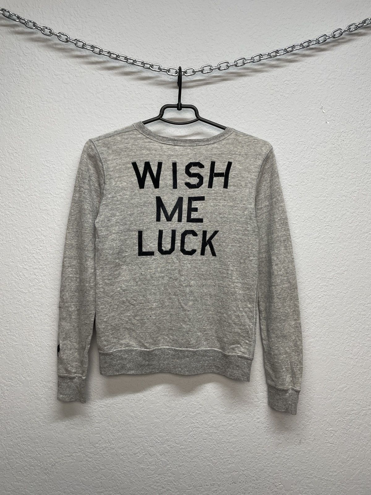 Hysteric Glamour Vintage Y2K Hysteric Glamour Japanese Sweatshirt Wish me Luc Size S / US 4 / IT 40 - 4 Thumbnail