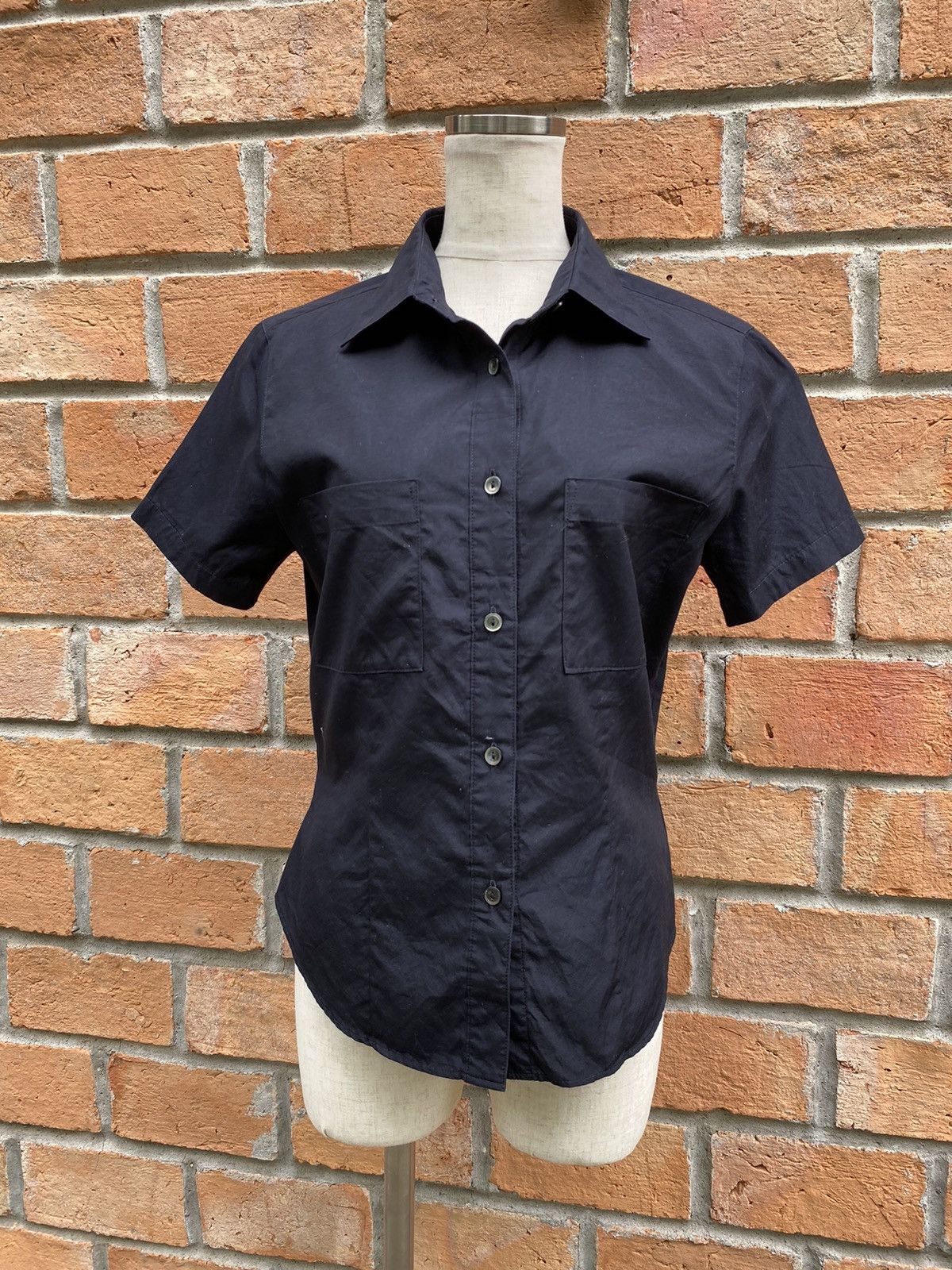 Norma Kamali NORMA KAMALI Black Shirt Size S / US 4 / IT 40 - 3 Thumbnail